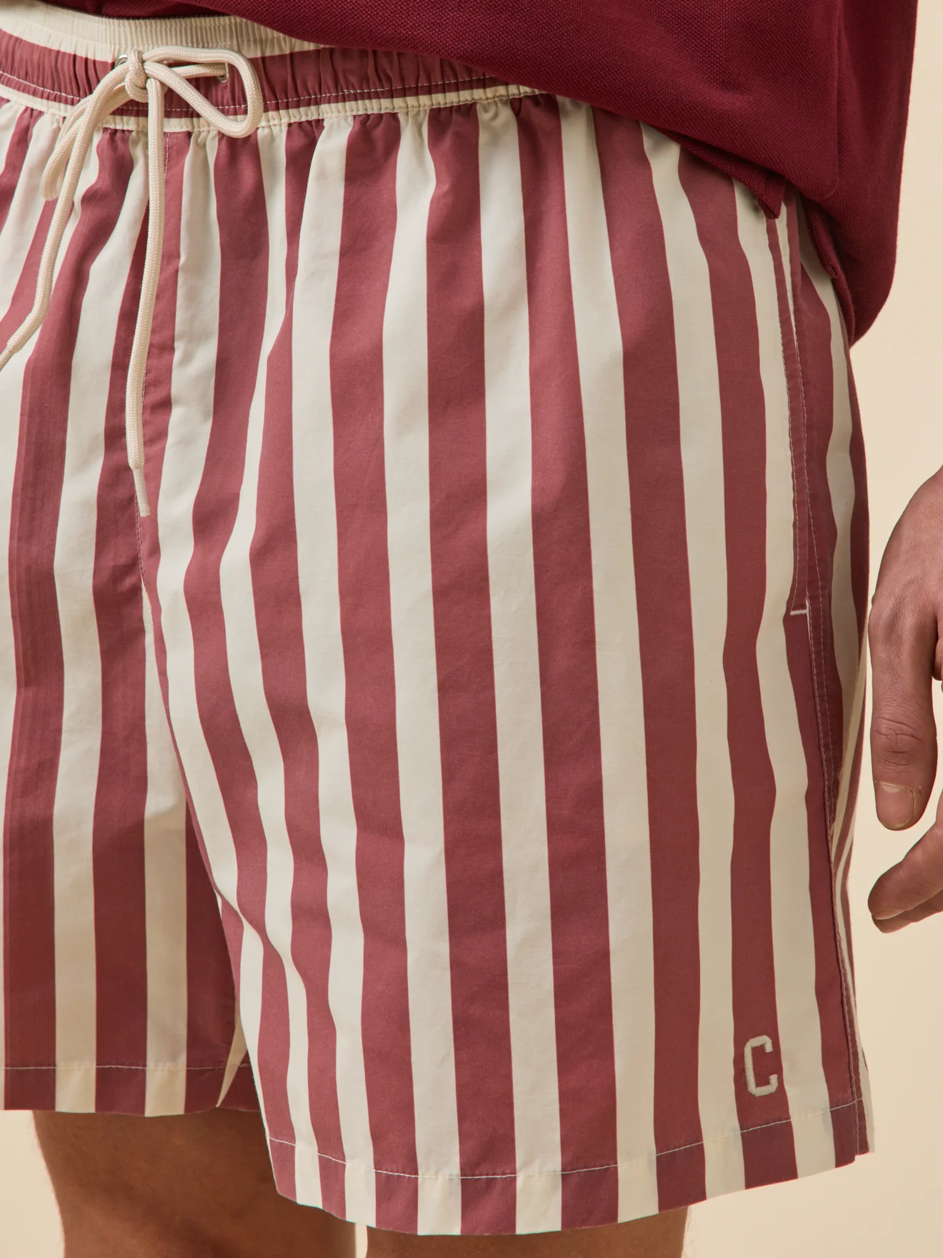 Short de bain rayé homme - Image 3