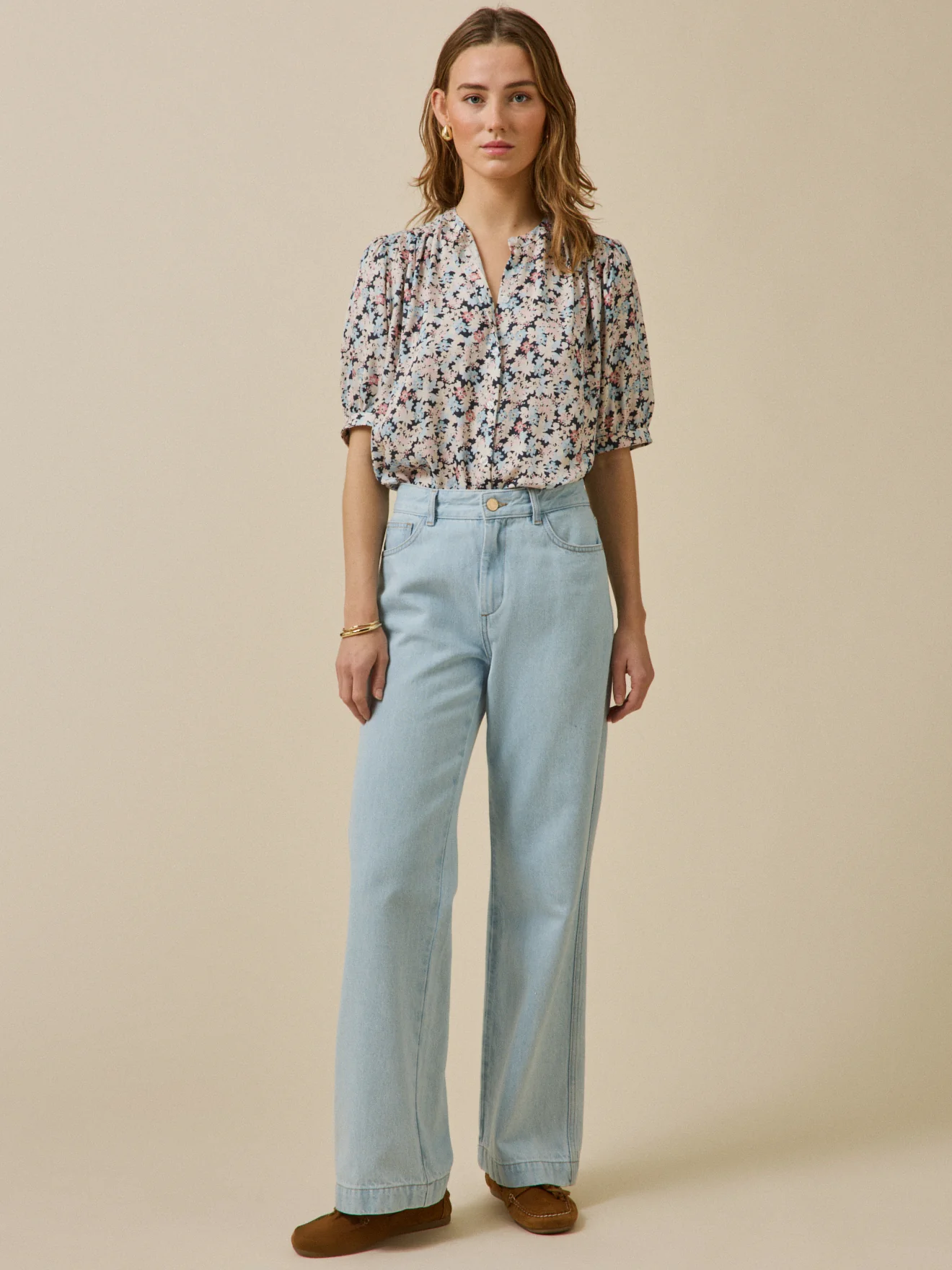 Blouse femme imprimé Fleurs Pop - Image 4