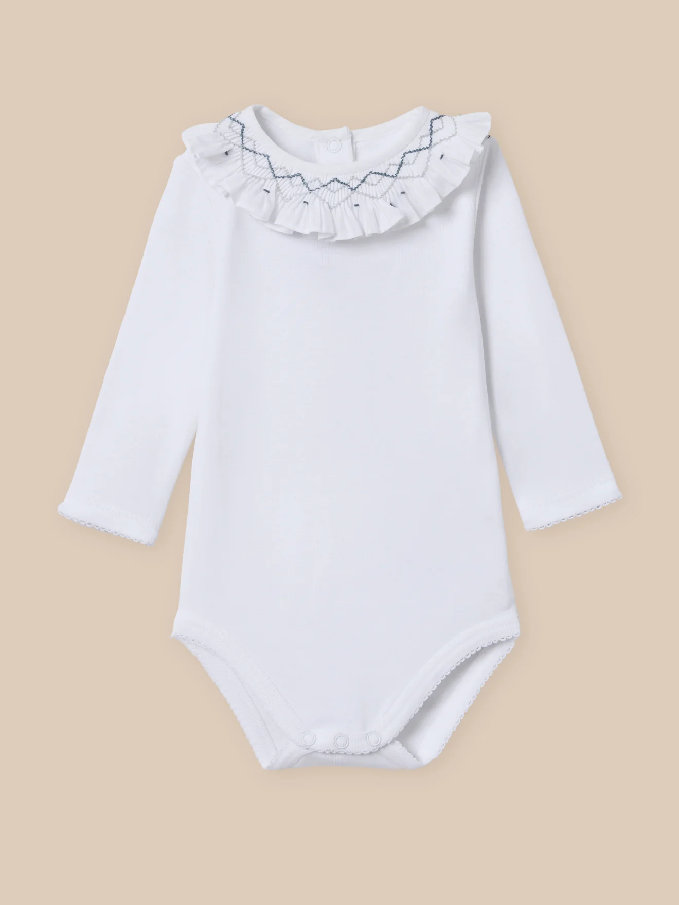 Body col brodé et smocks - Coton biologique