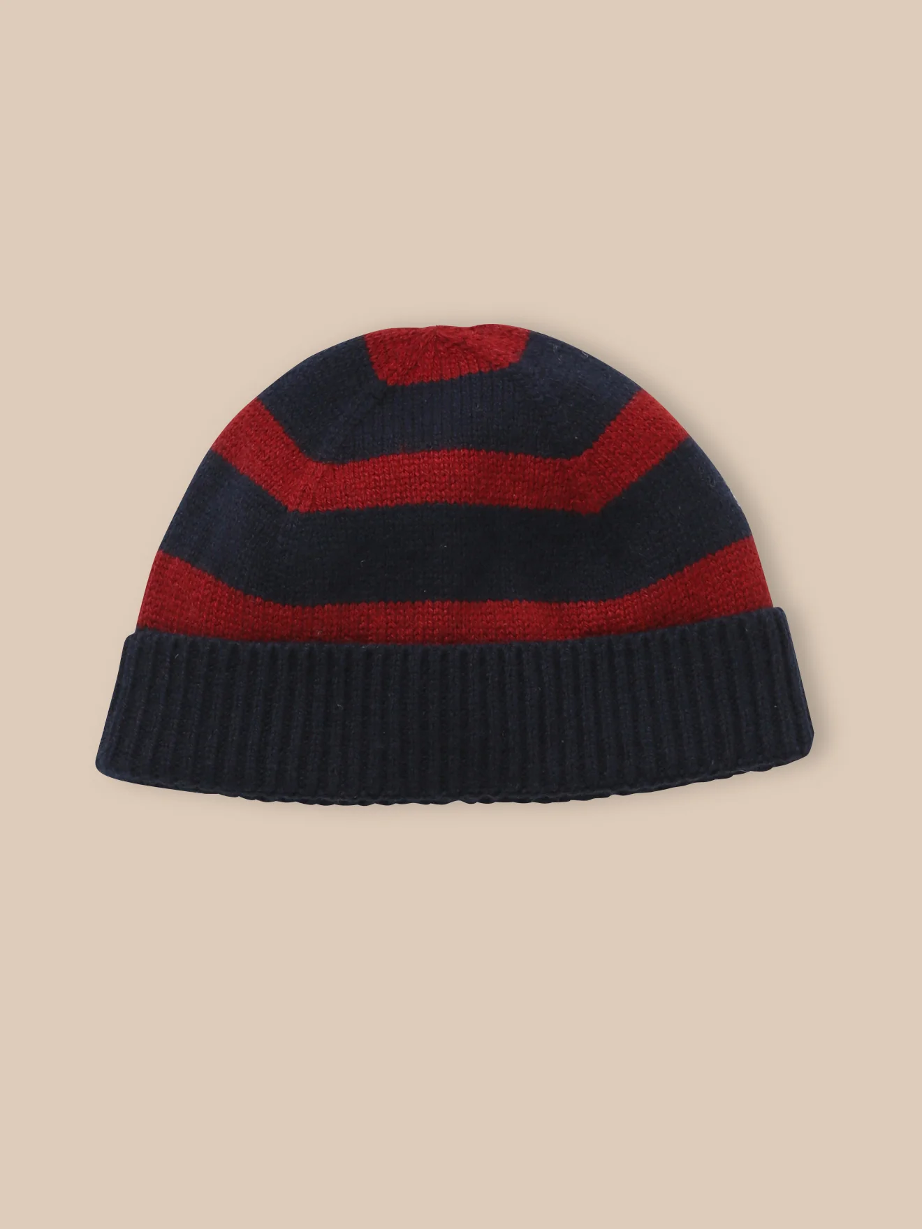 Bonnet rayé en laine Garçon