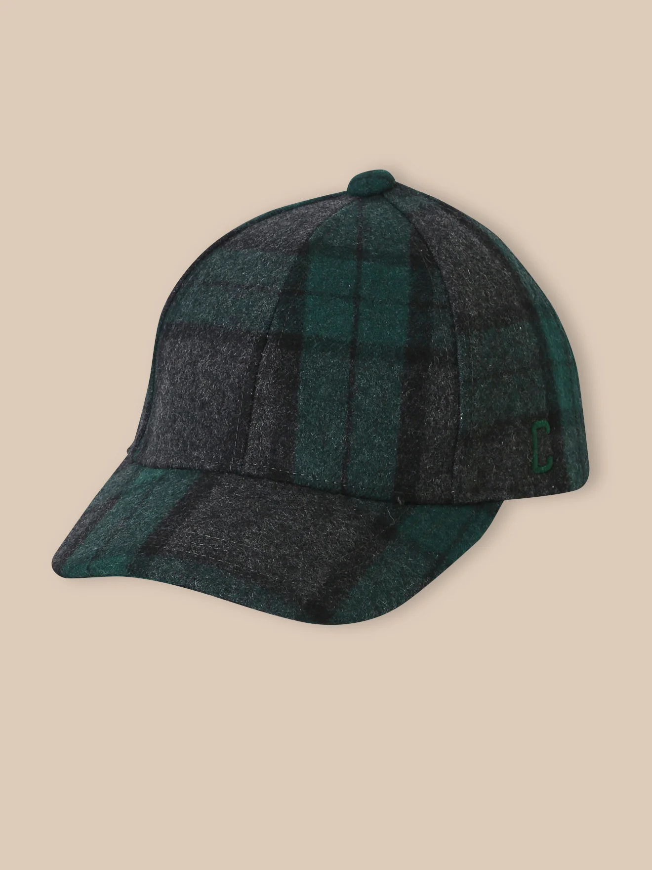 Casquette laine à carreaux Garçon