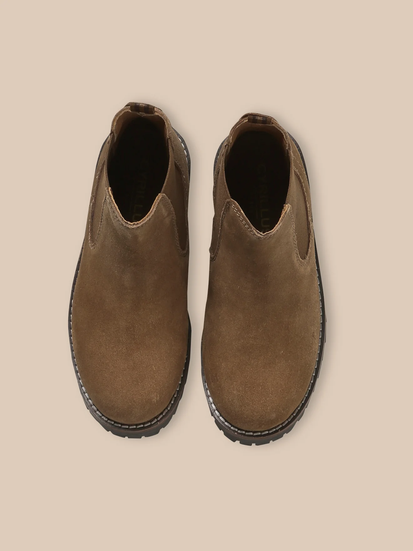 Boots Chelsea Garçon en croûte de cuir - Image 5