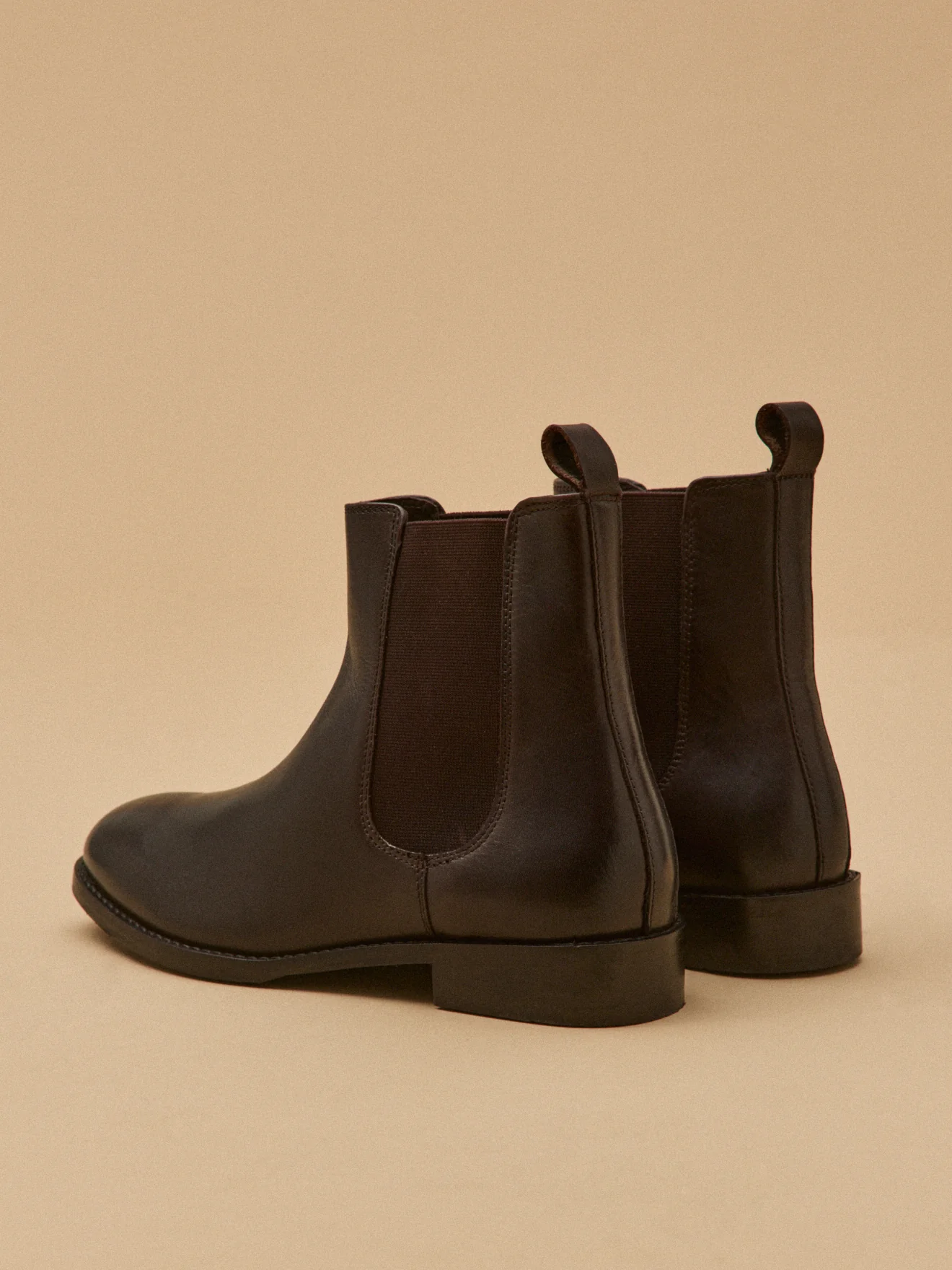 Boots chelsea cuir femme - Image 3