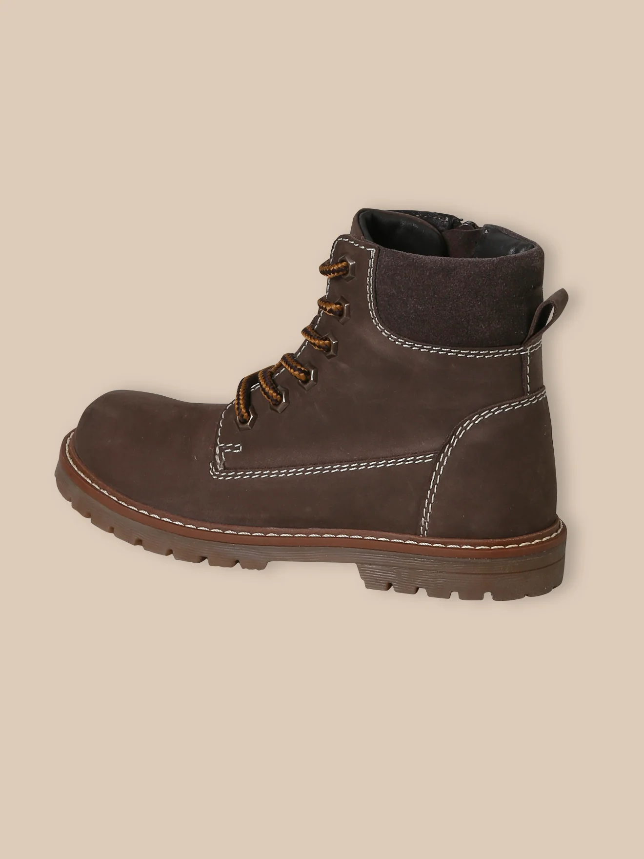 Bottines montantes en cuir Garçon - Image 4