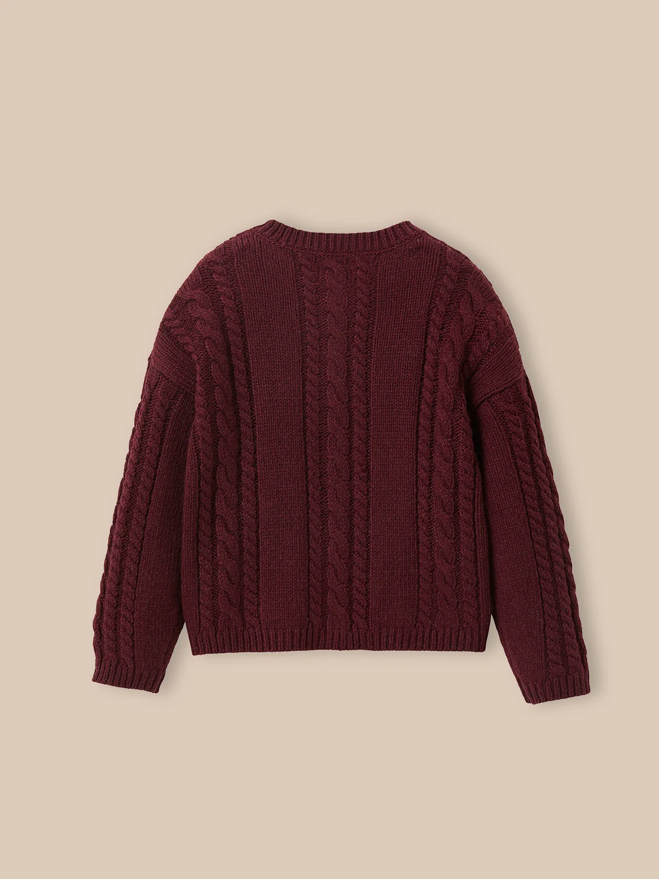 Cardigan à torsades Fille laine RWS - Image 5
