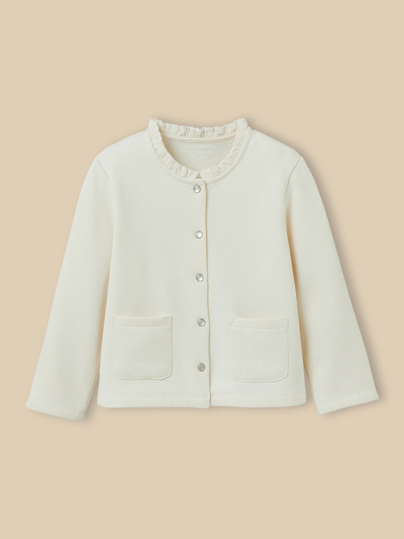Gilet Fille en molleton - Coton biologique - Image 5