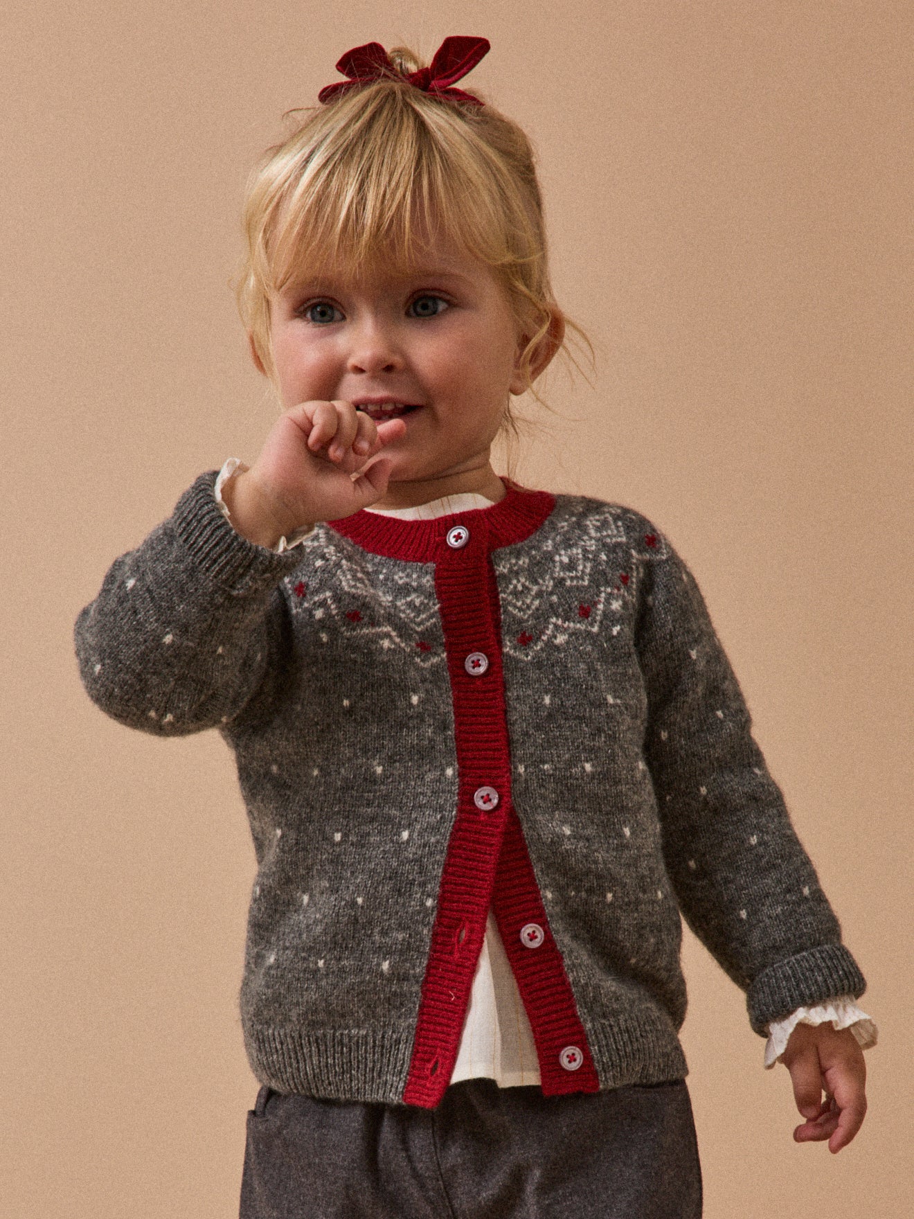 Cardigan jacquard Bébé