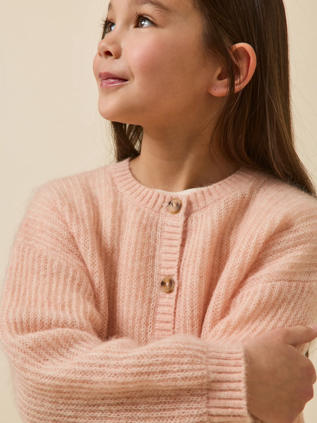 Cardigan Fille avec laine et mohair - Image 4