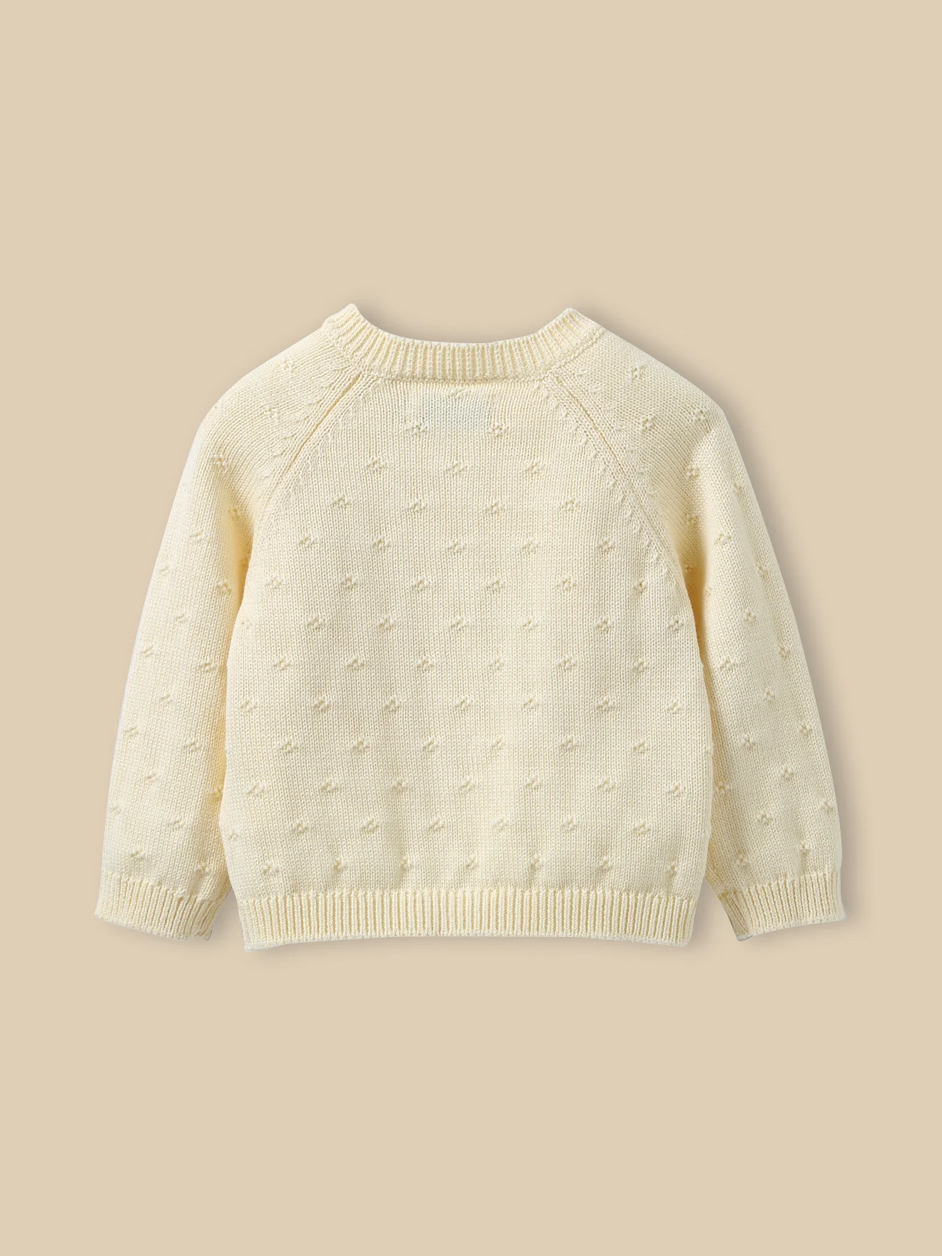 Cardigan maille ajourée bébé - Coton biologique - Image 5
