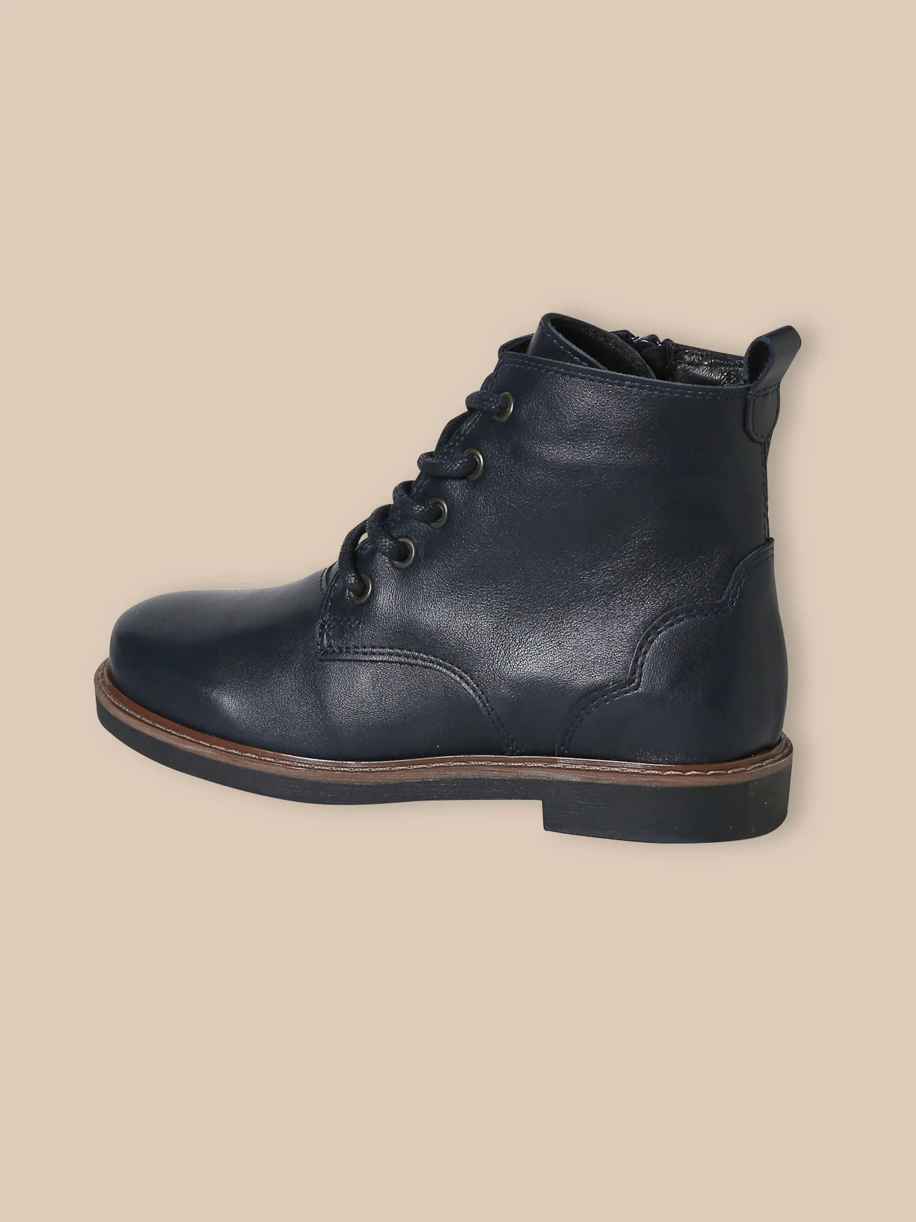 Bottines en cuir à lacets Fille - Image 4
