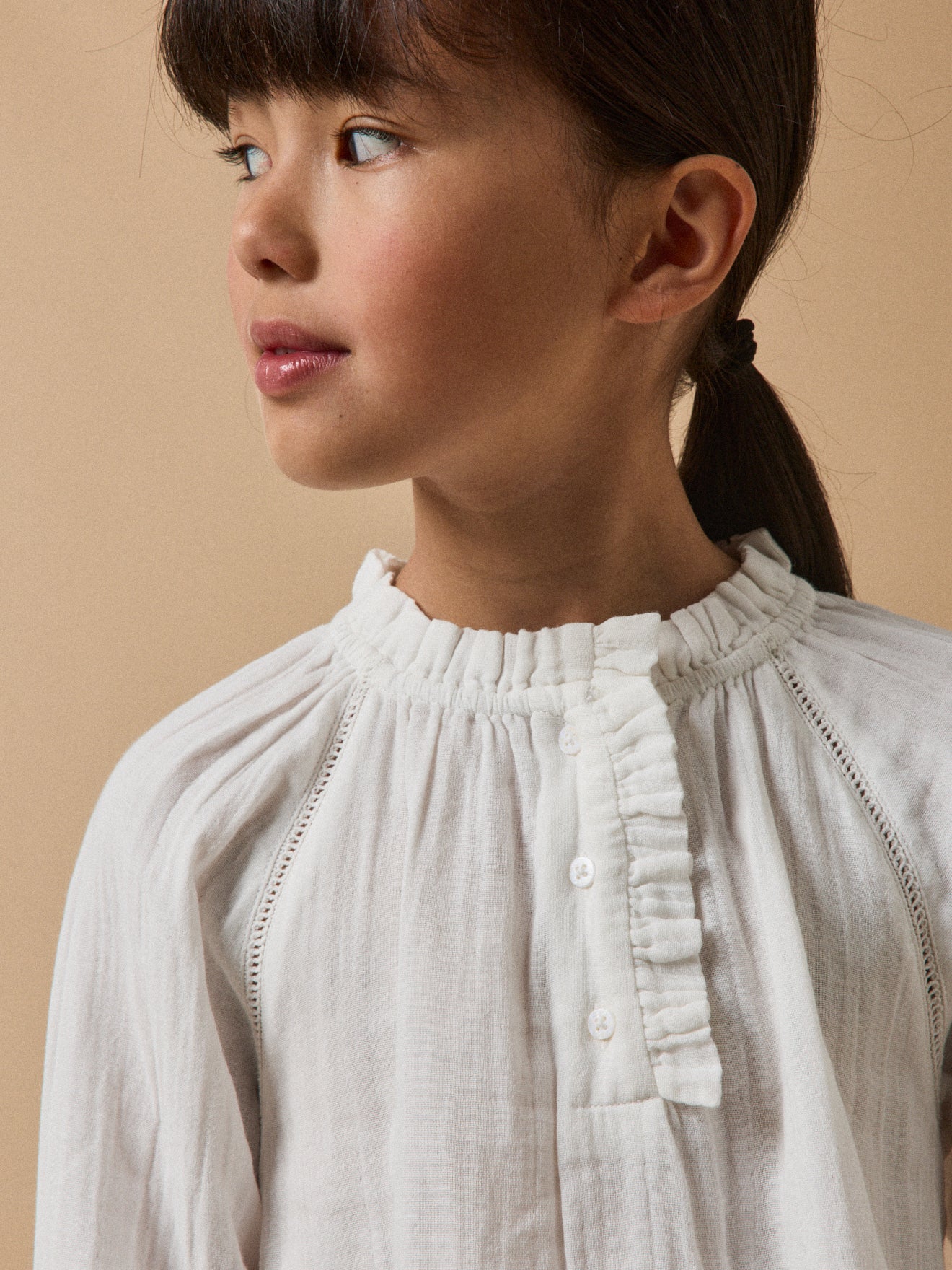 Blouse Fille en gaze de coton - Image 4