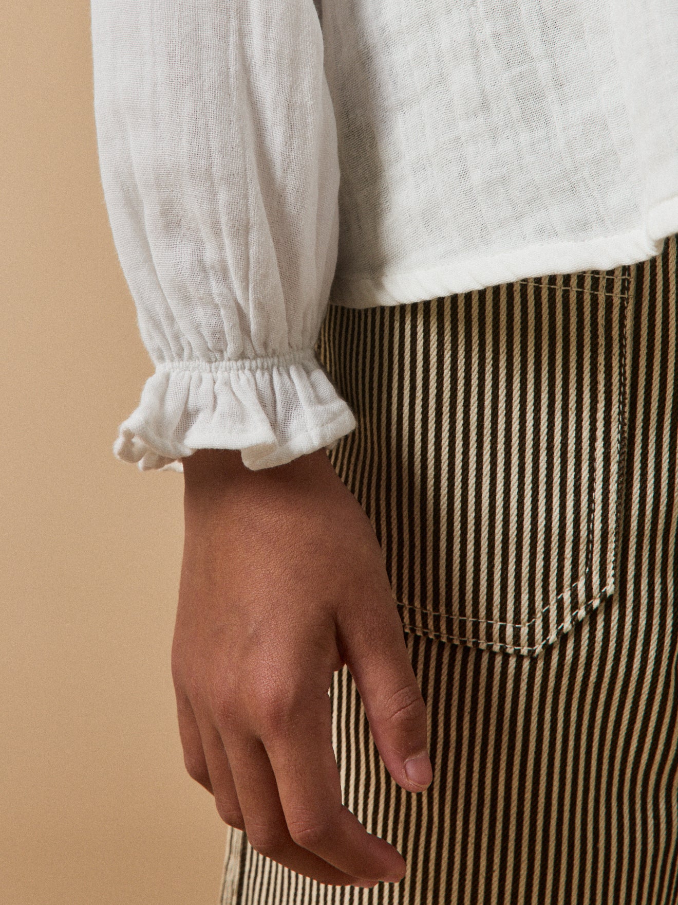 Blouse Fille en gaze de coton - Image 5