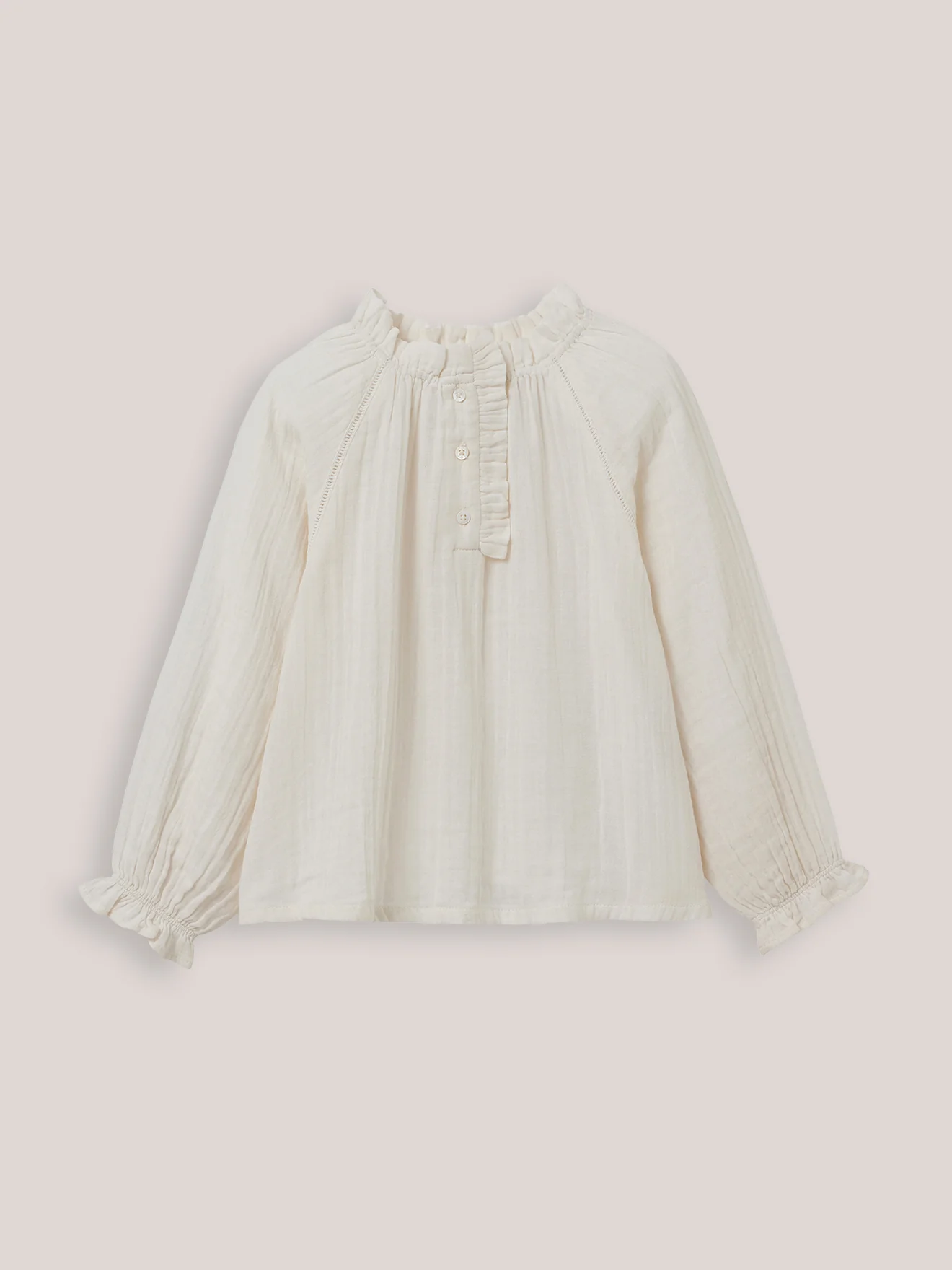 Blouse Fille en gaze de coton - Image 6