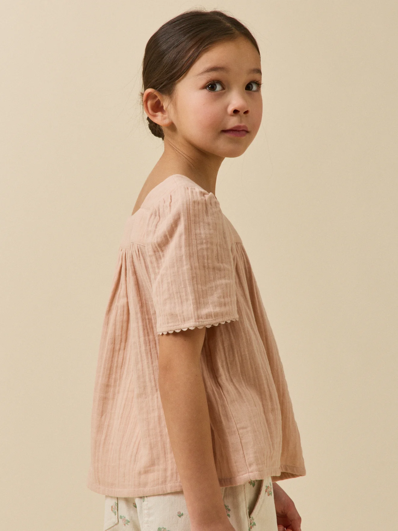 Chemise en gaze Fille - Coton biologique - Image 4