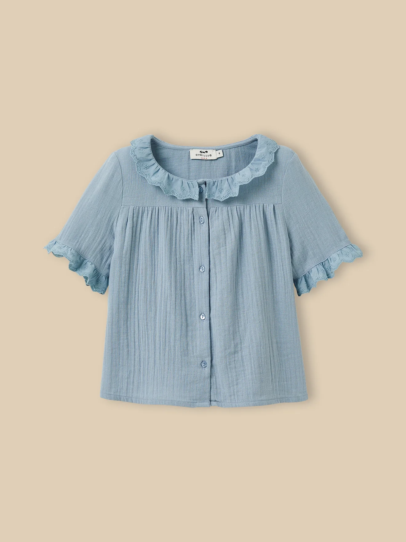Chemise Fille en gaze - Coton biologique - Image 5