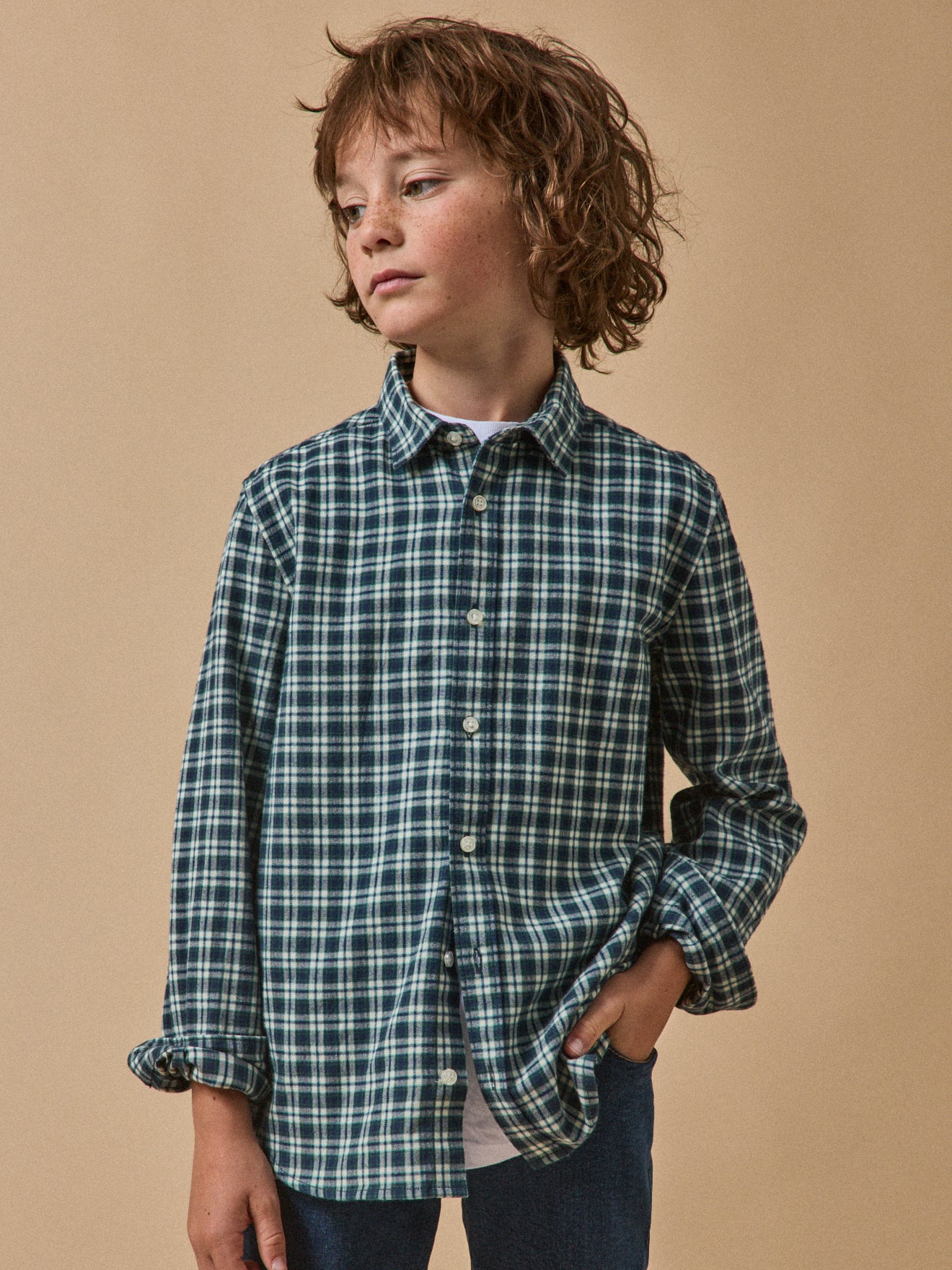 Chemise flanelisée garçon