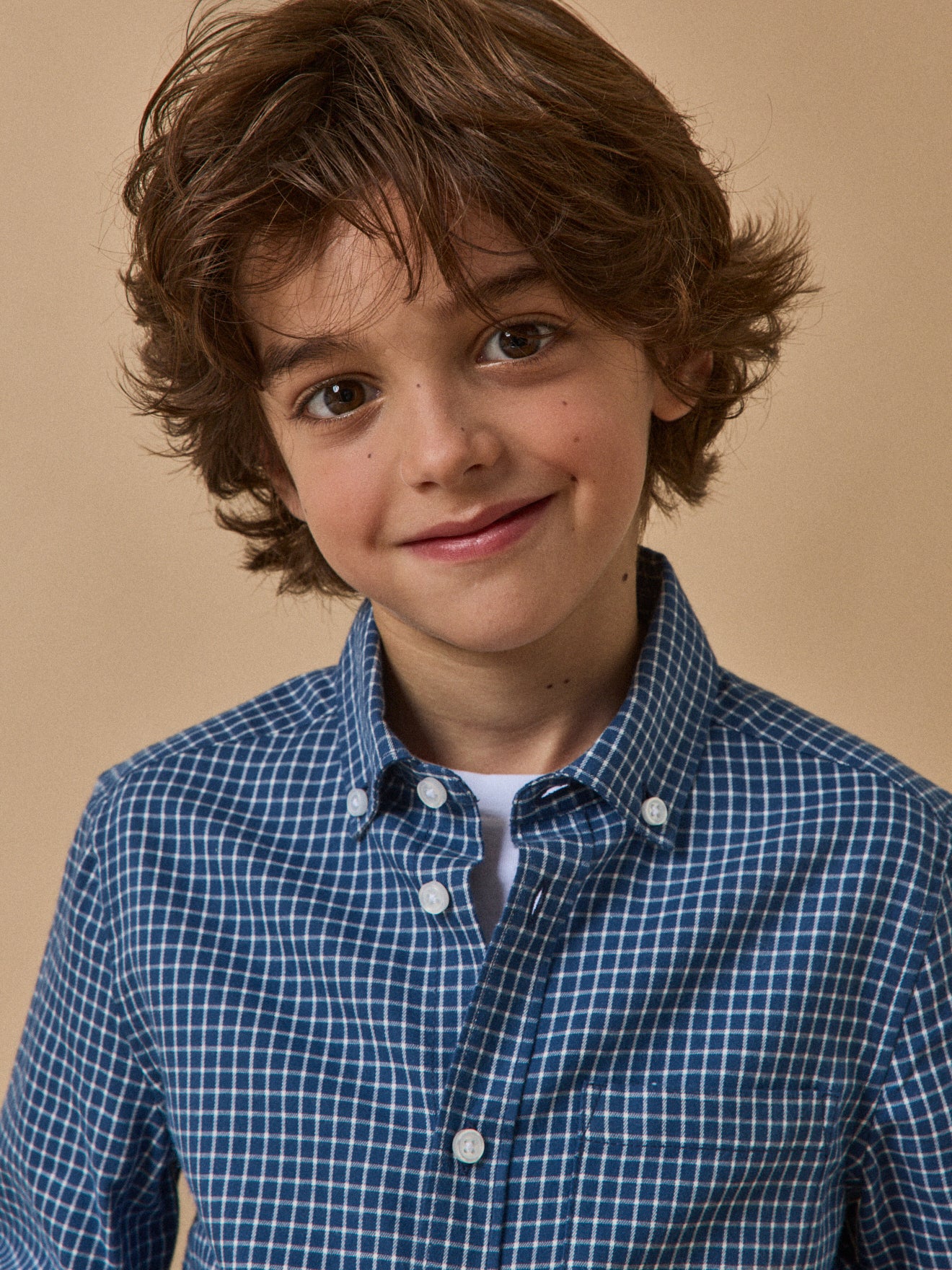 Chemise flanelisée à carreaux Garçon - Image 4