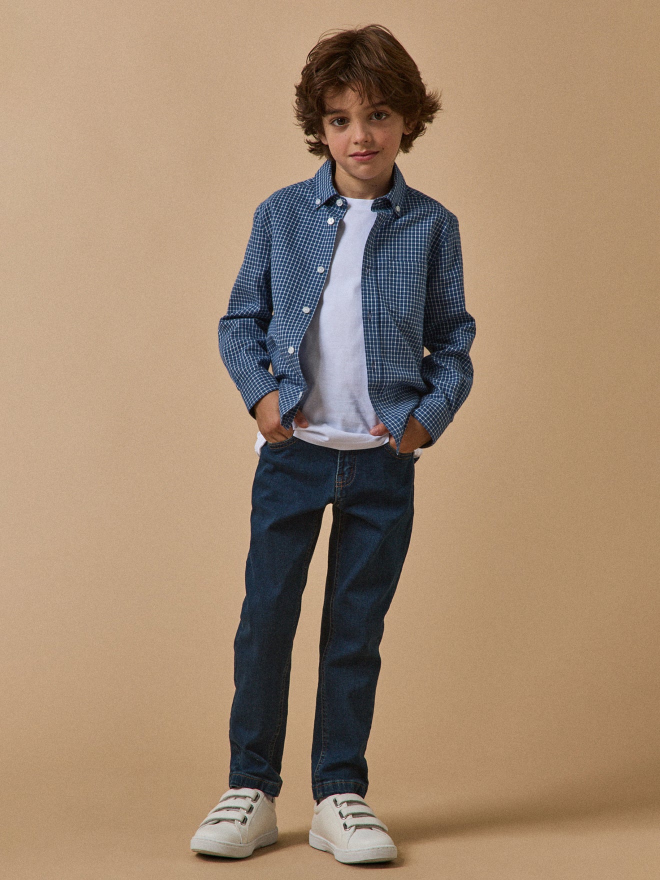 Chemise flanelisée à carreaux Garçon - Image 7