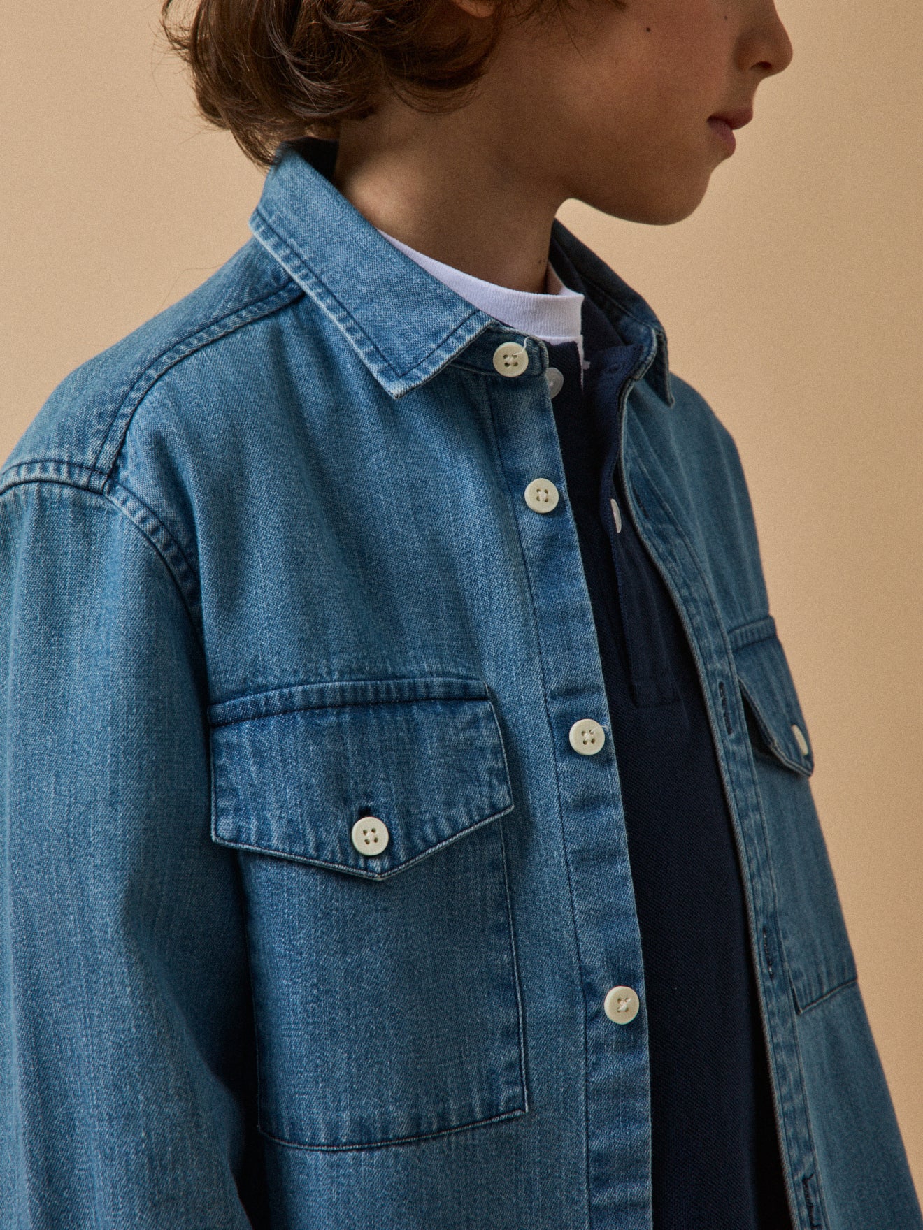 Chemise en denim garçon - Image 3