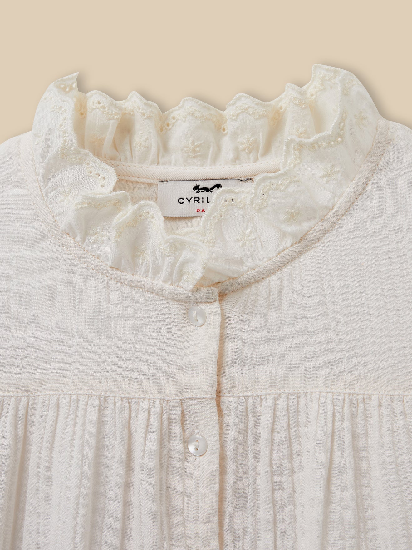 Chemise Fille en gaze - Coton biologique - Image 8
