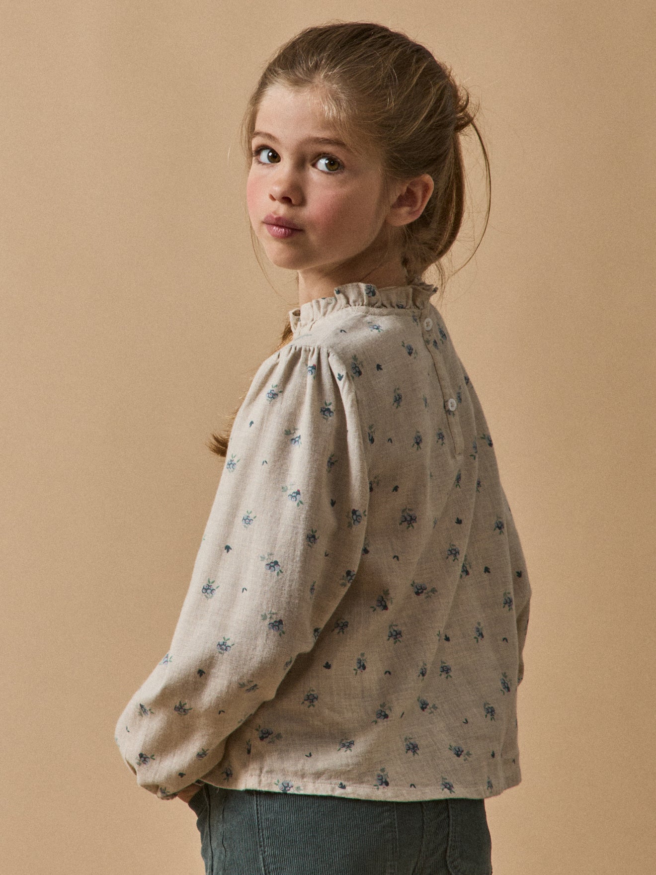 Blouse en flanelle de coton Fille - Image 2