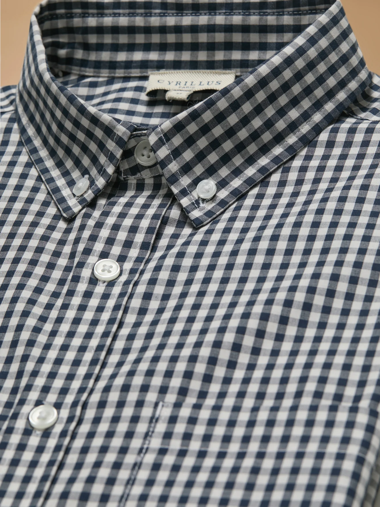 Chemise vichy homme coupe contemporaine - Image 6