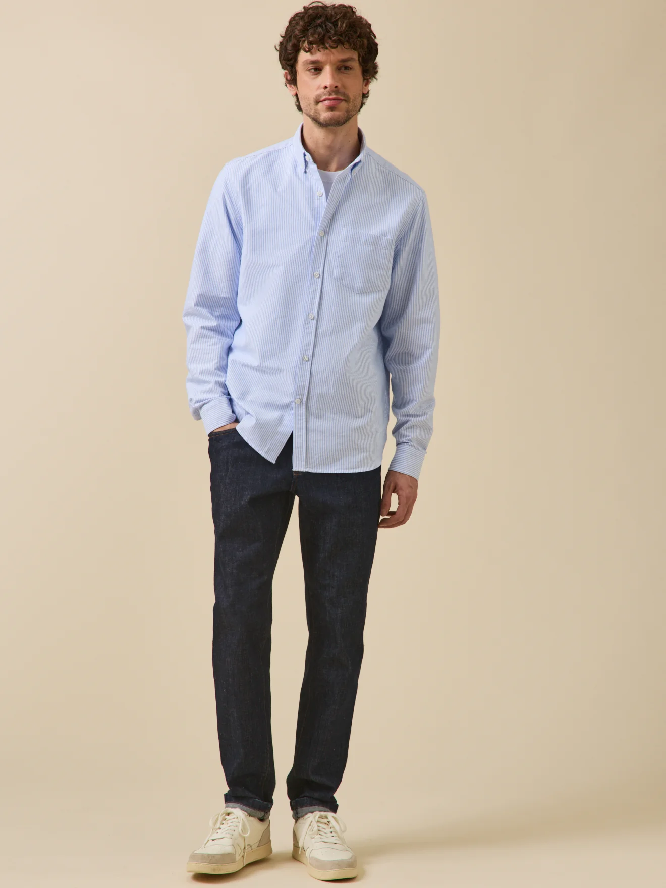 Chemise oxford homme coupe contemporaine - Image 6