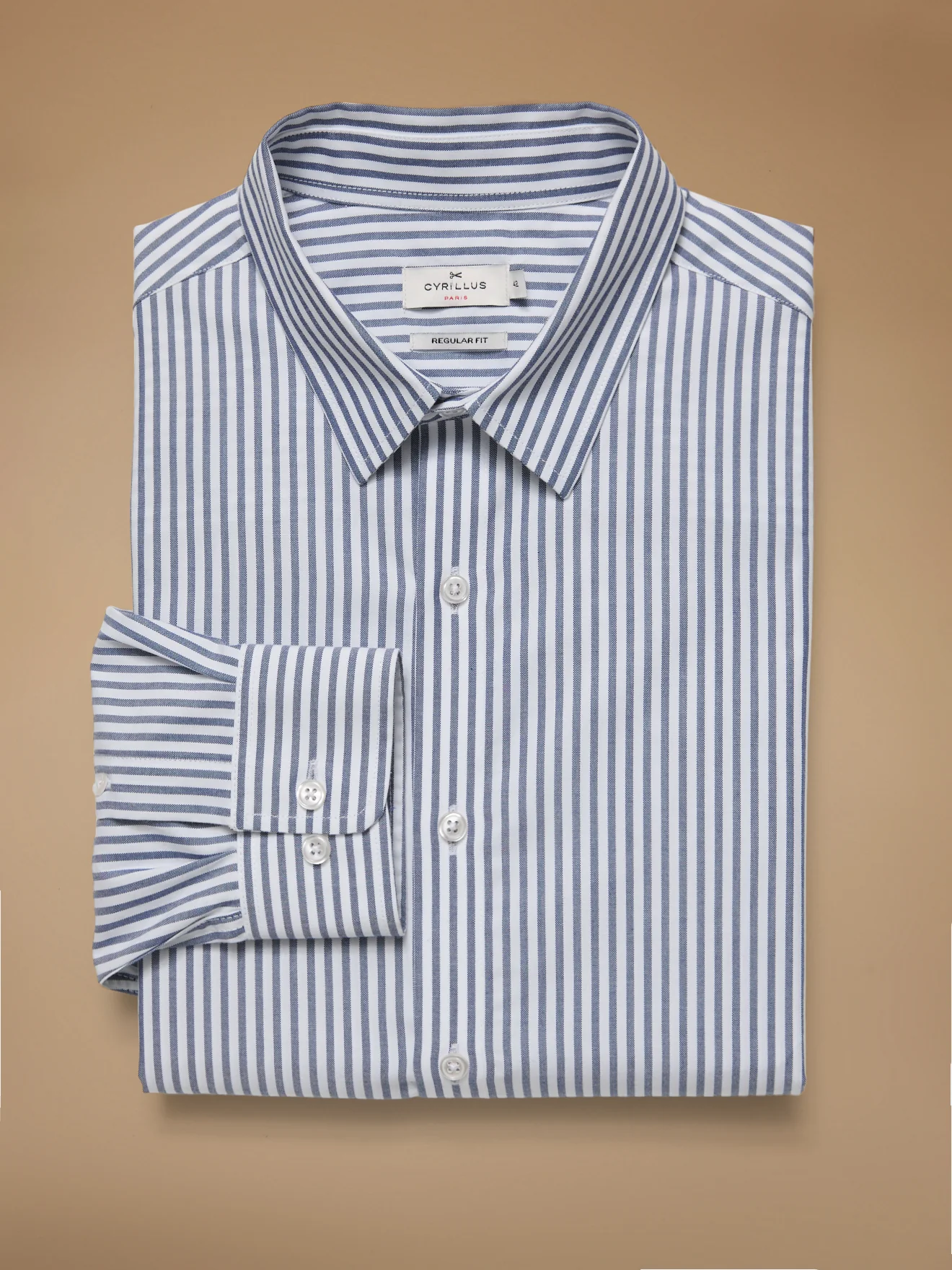 Chemise rayée homme coupe contemporaine - Image 5