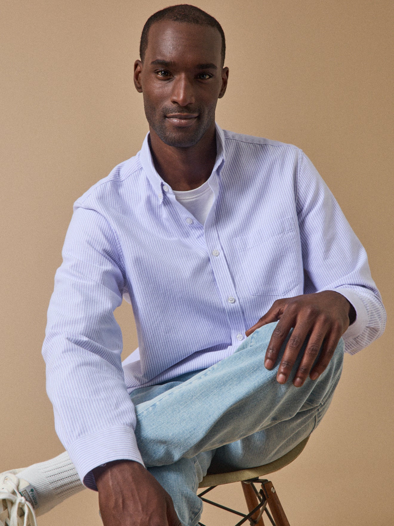 Chemise oxford homme coupe contemporaine - Image 6
