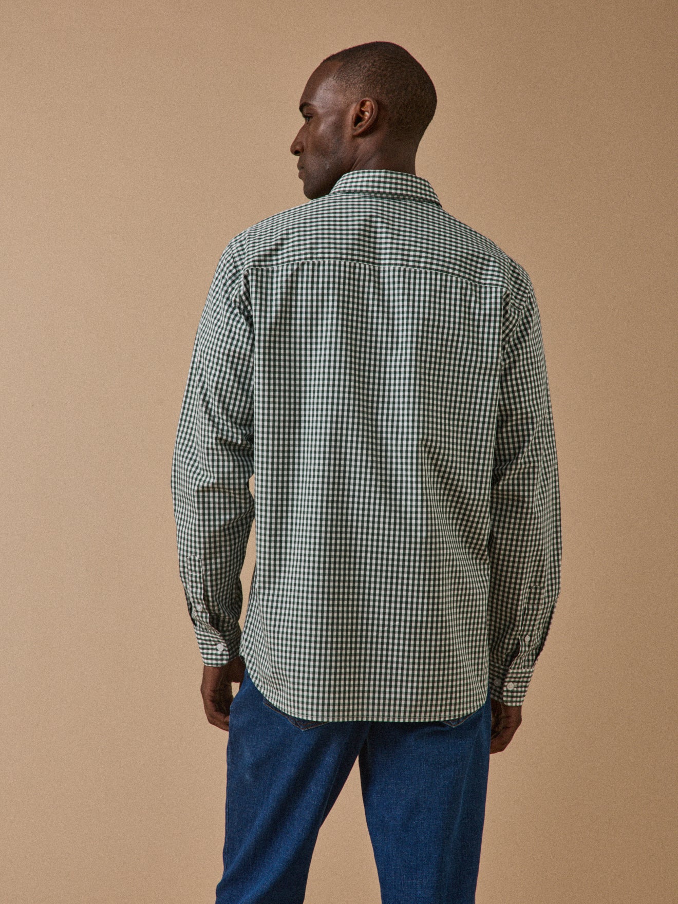 Chemise vichy homme coupe contemporaine - Image 3