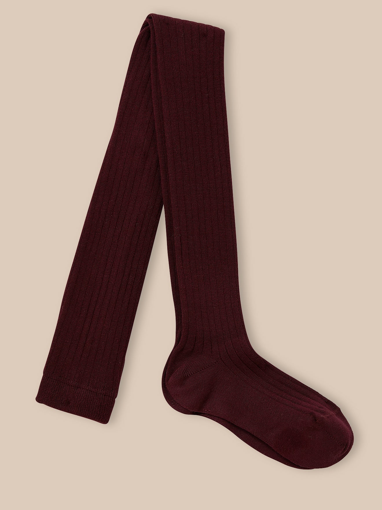 Collants à côtes fille