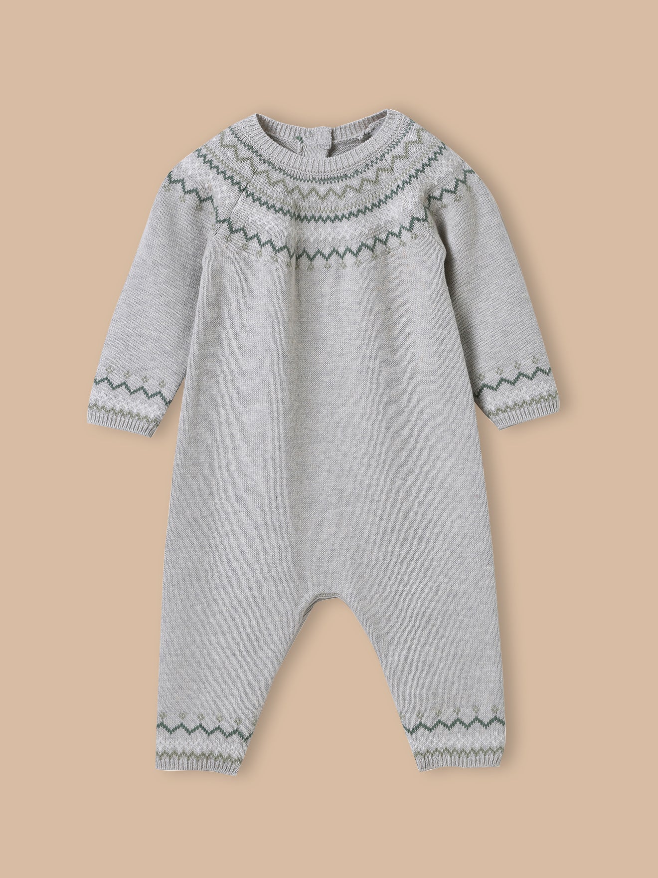 Combinaison en laine et coton biologique Bébé