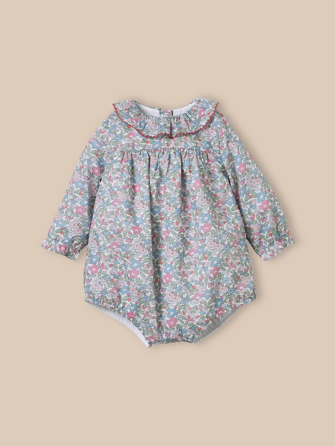 Barboteuse en tissu Liberty Bébé