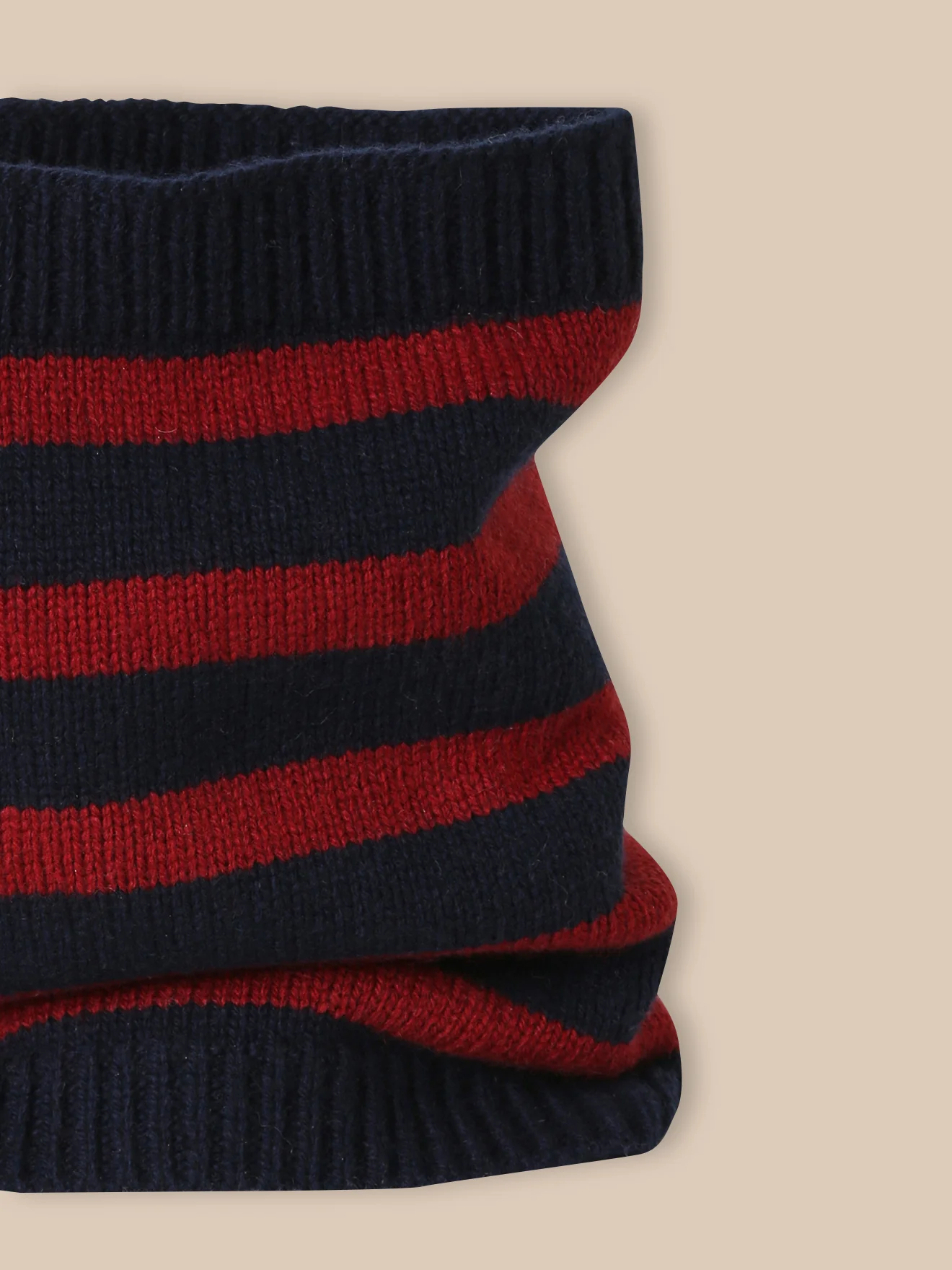 Snood rayé laine Garçon - Image 2