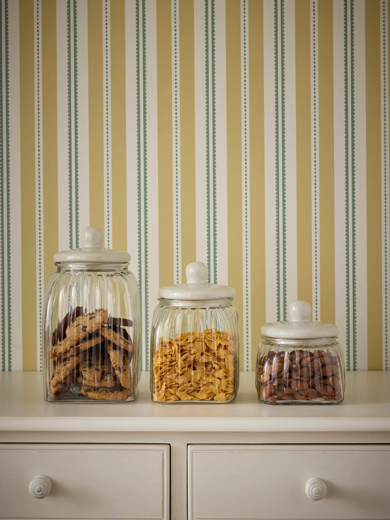 Bonbonnière en verre et céramique - petit modèle - Image 2