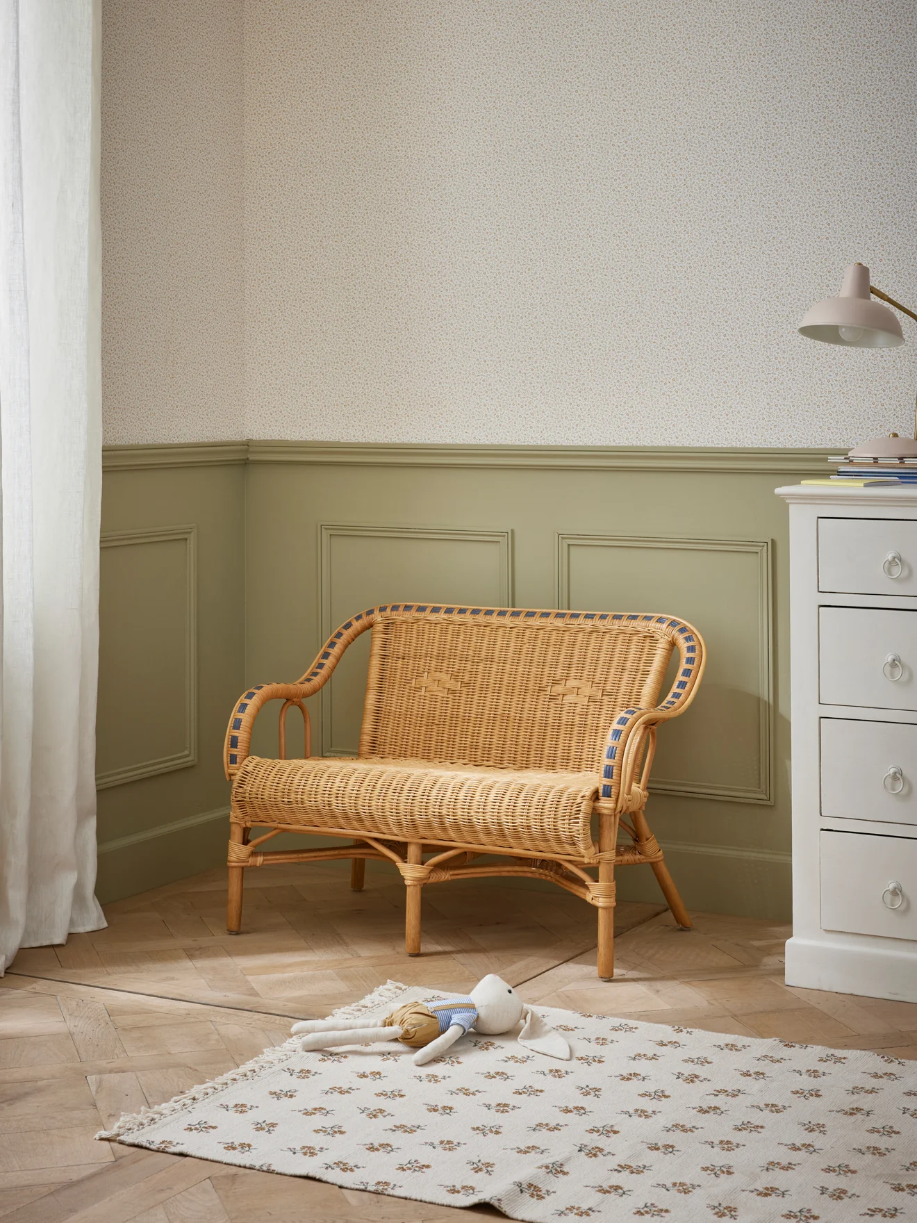 Banquette enfant en rotin Marceau - Image 6