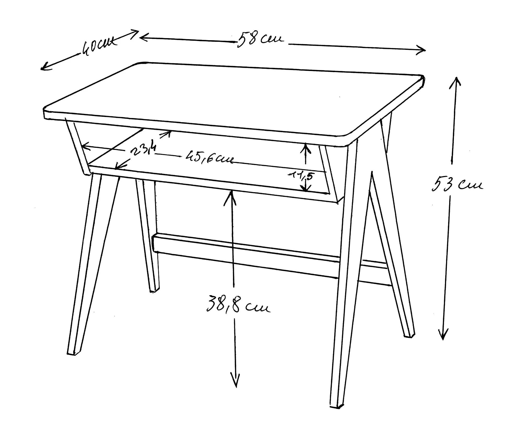 Bureau maternelle en bois - Image 6
