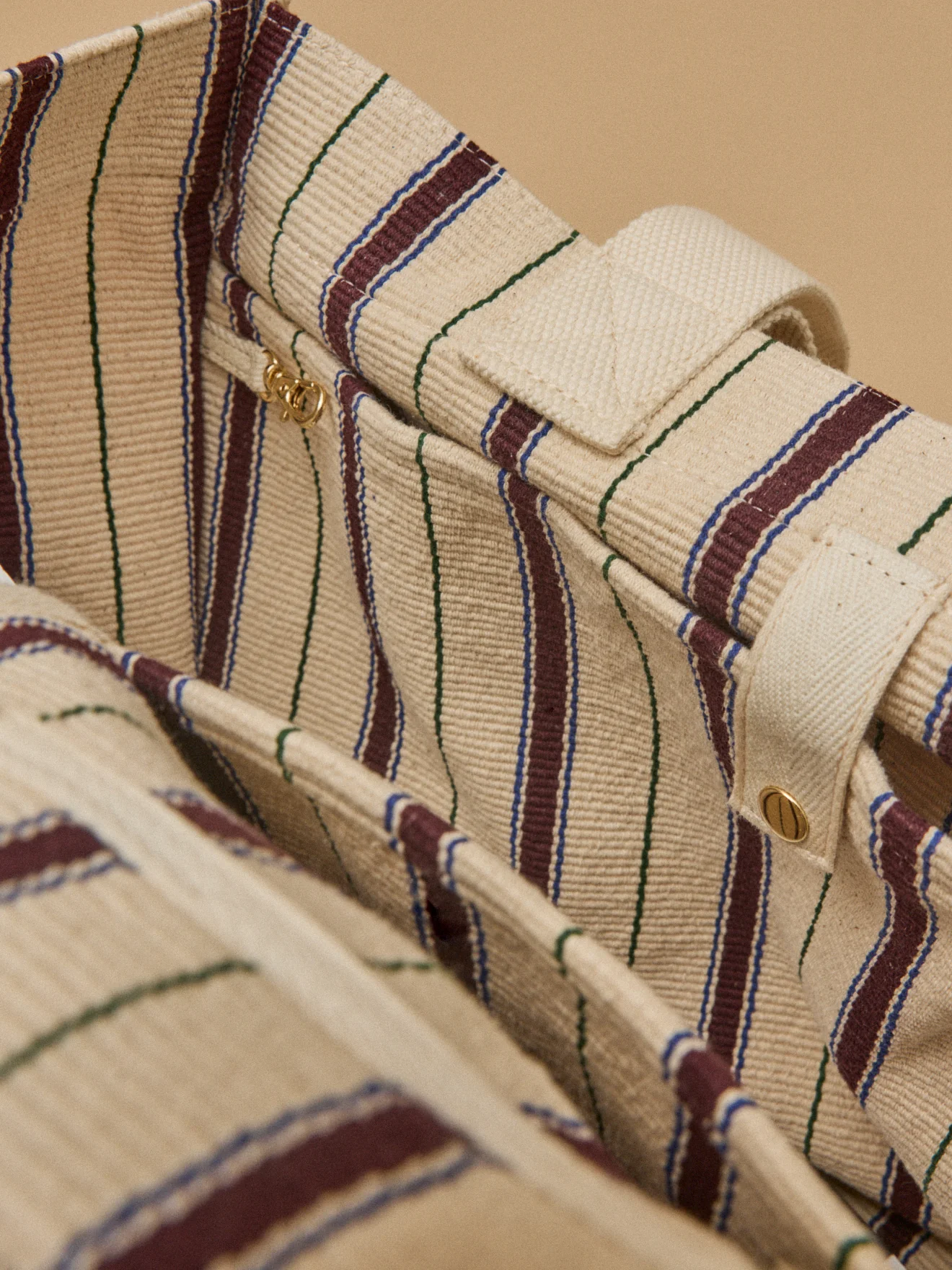 Maxi cabas rayé - Collaboration Moismont x Cyrillus - Image 4