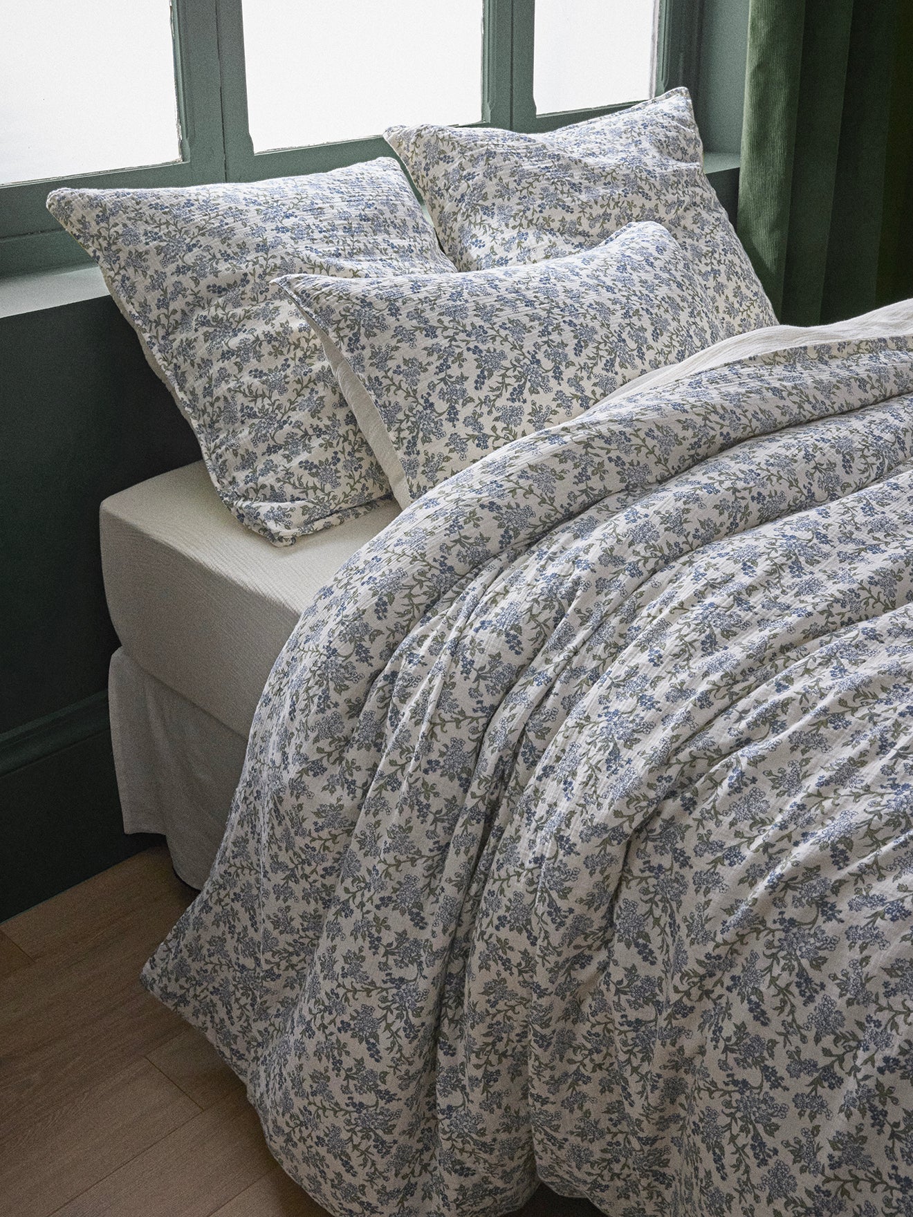 Housse de couette gaze de coton Mathilde