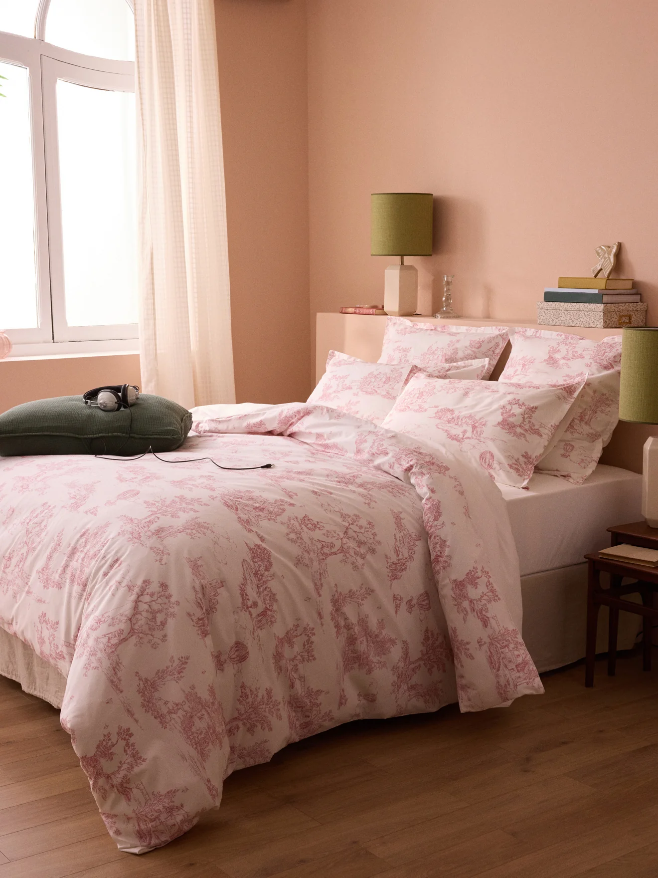 Housse de couette percale de coton "Esprit Toile de Jouy" - Image 3