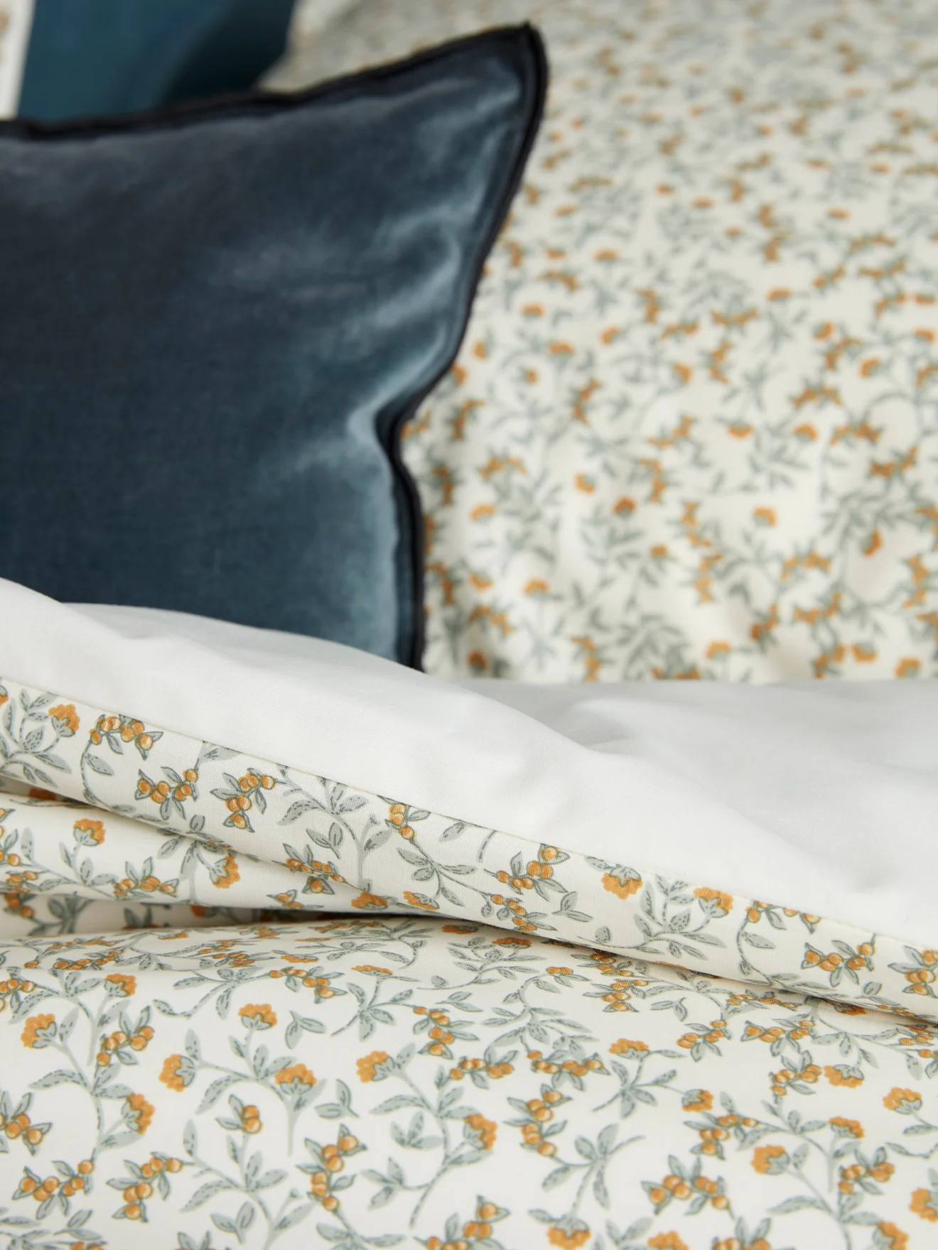 Housse de couette percale de coton "Baies sauvages" - Image 6