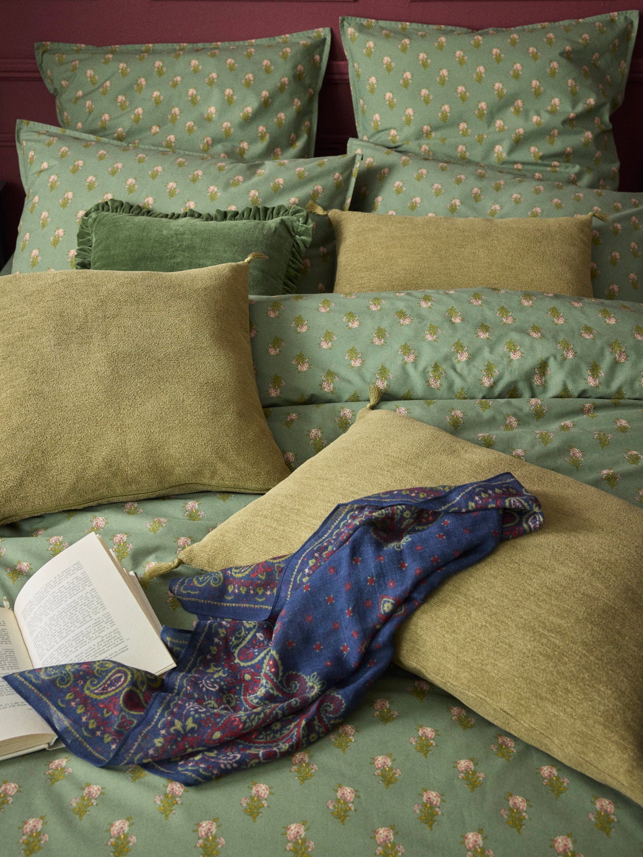 Housse de couette percale de coton "Antoinette" - Image 4