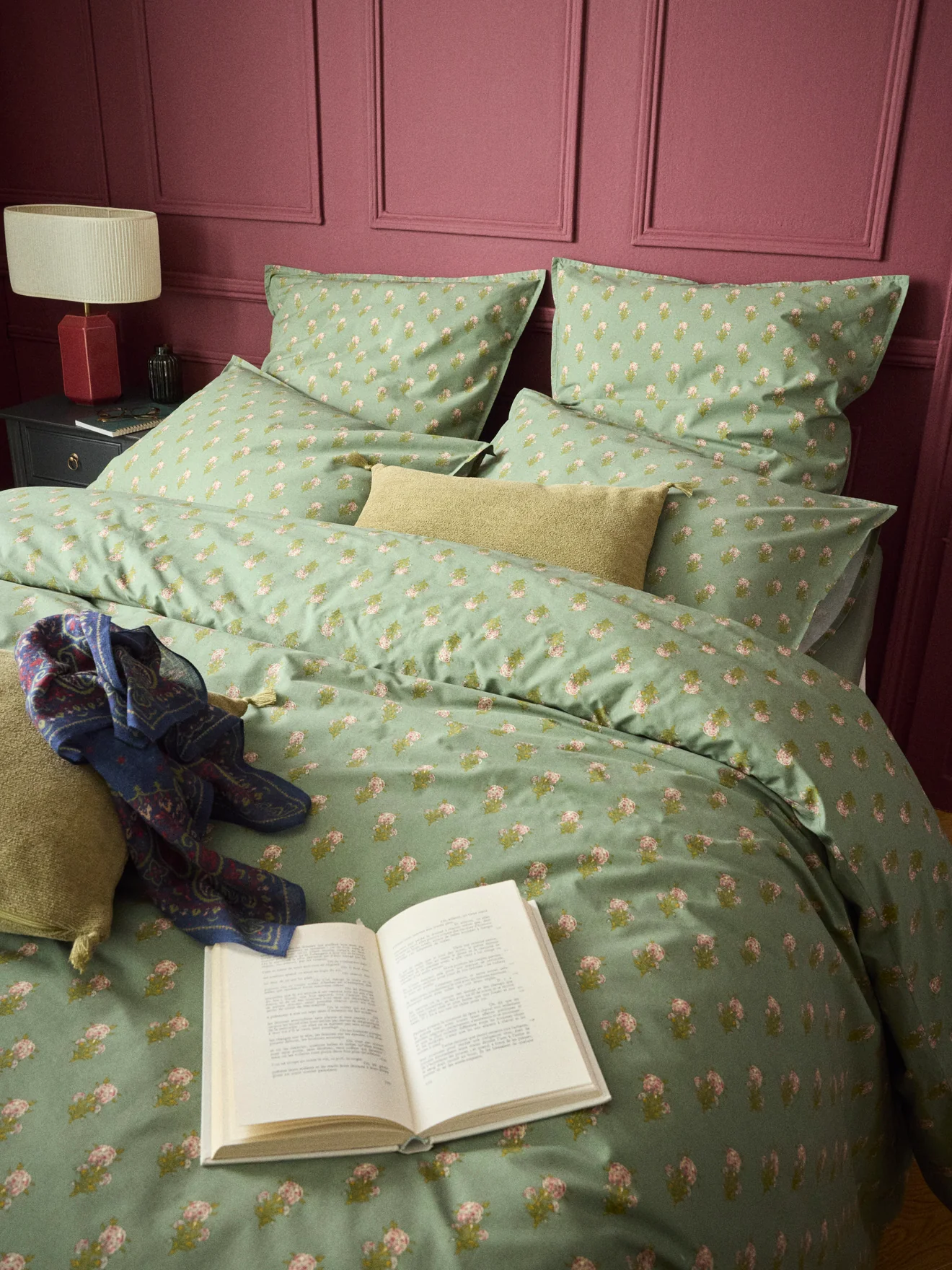 Housse de couette percale de coton "Antoinette" - Image 5