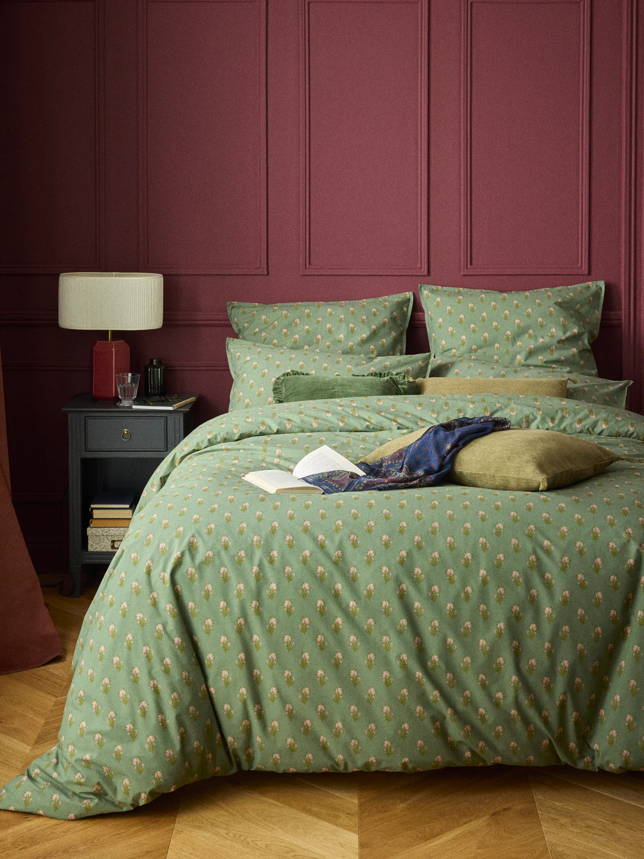 Housse de couette percale de coton "Antoinette" - Image 6