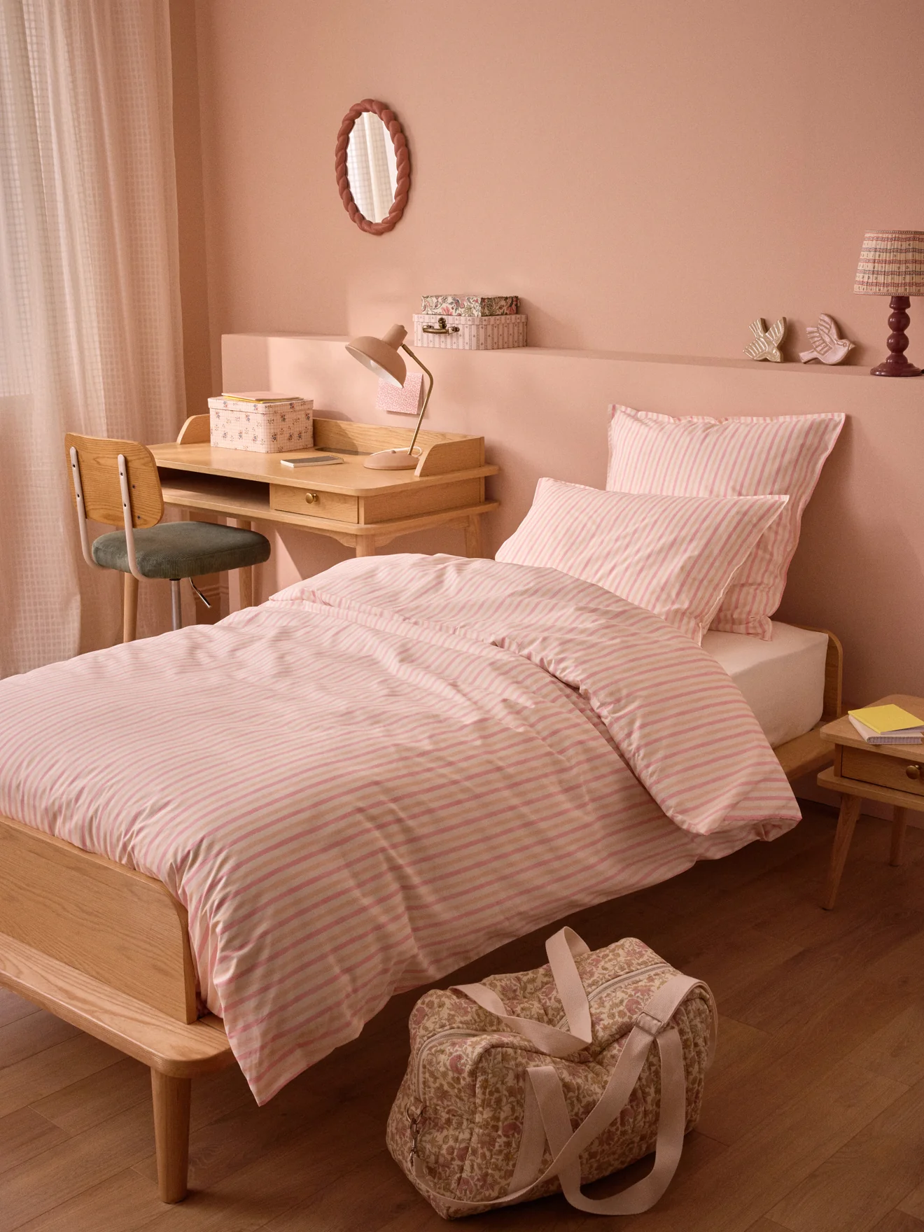 Housse de couette percale de coton "Marcelle" - Image 3