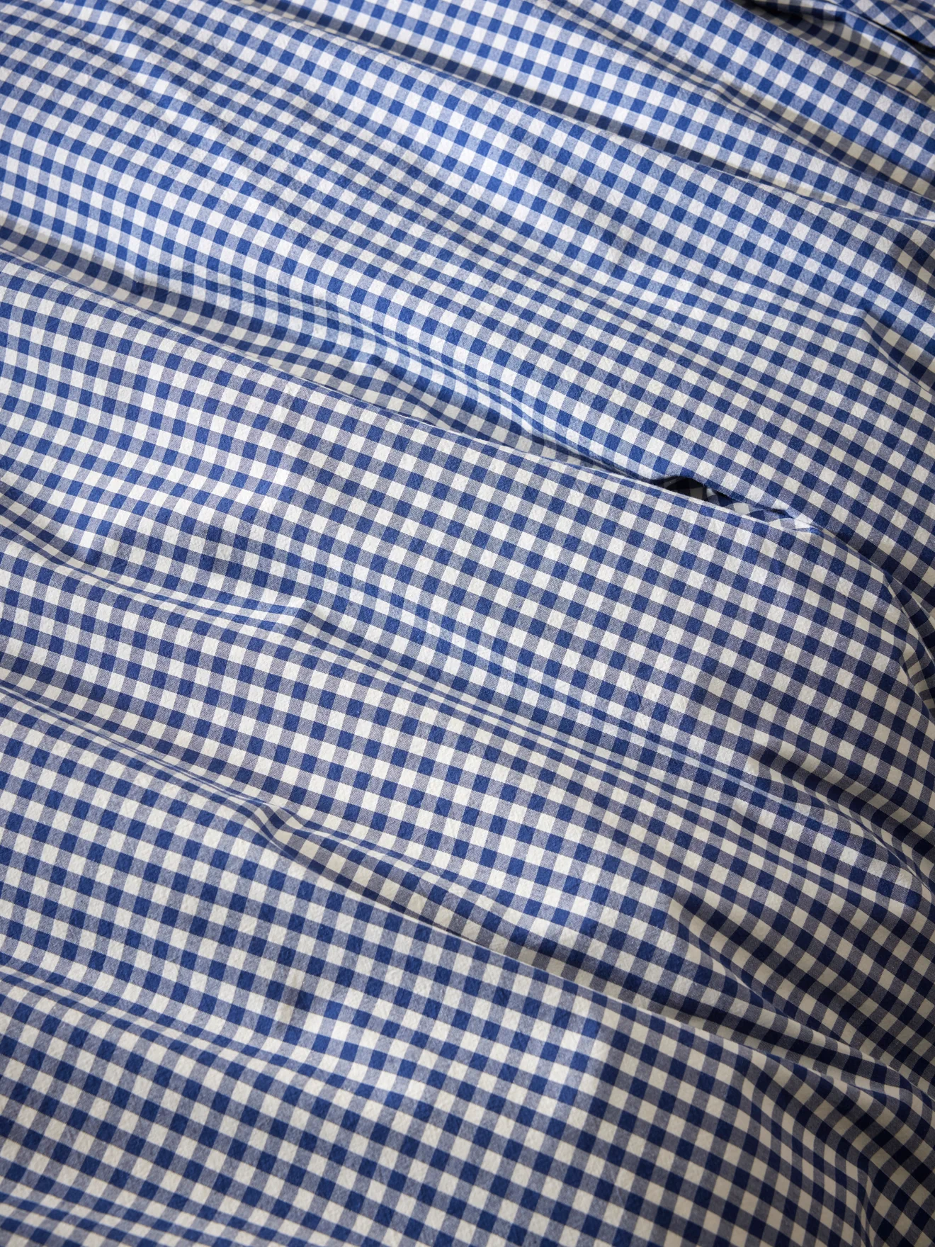 Housse de couette percale de coton "Vichy" - Image 4