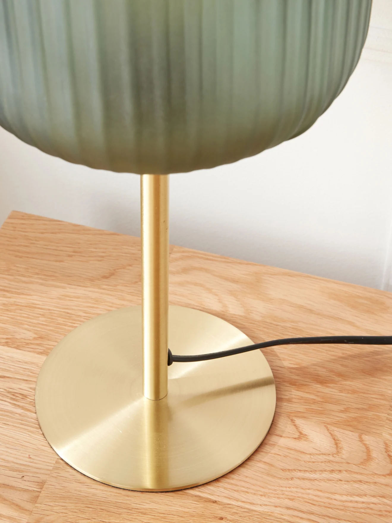 Lampe métal et verre strié - Image 3