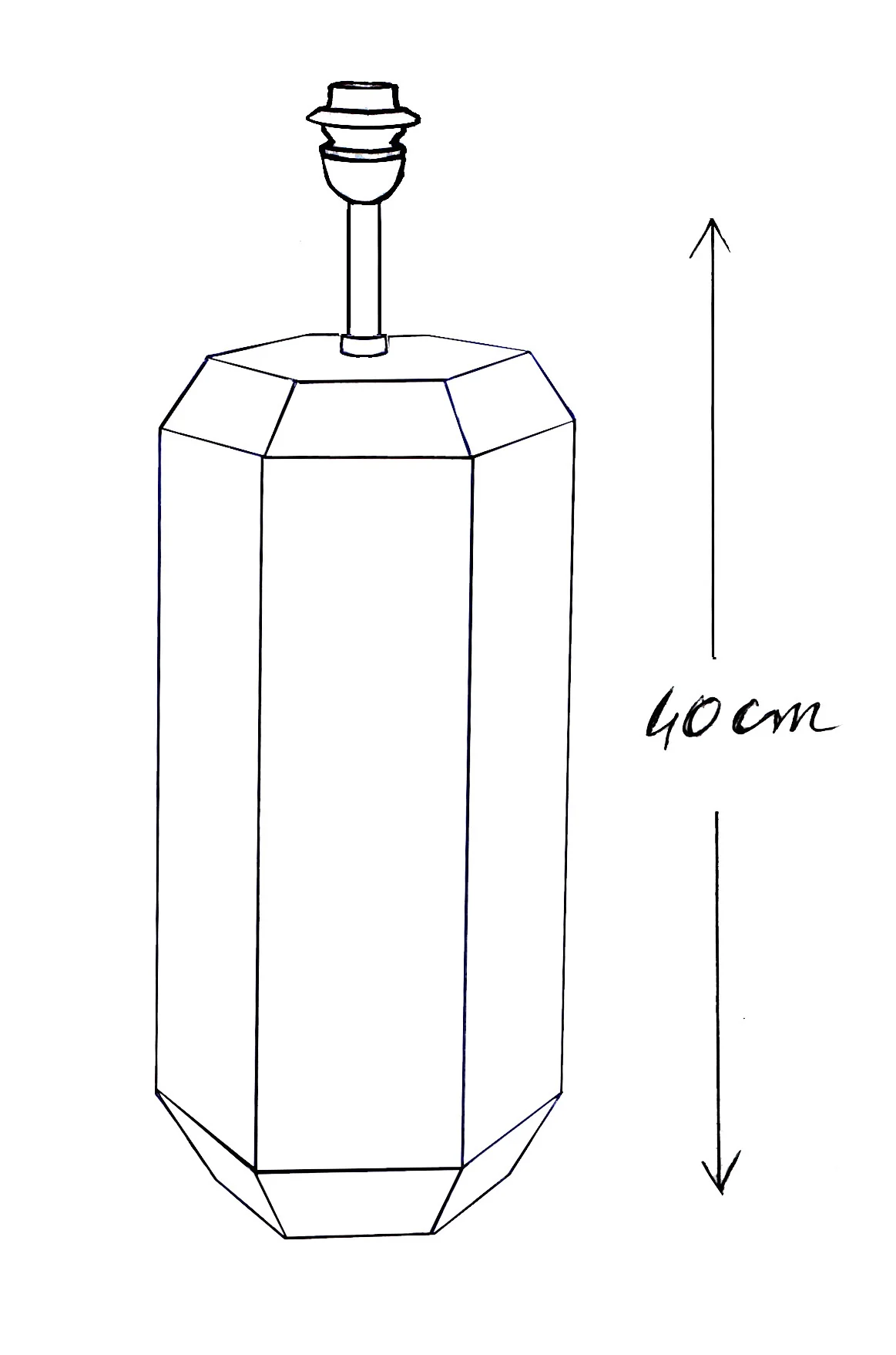 Pied de lampe en céramique - Grand modèle Victoire - Image 7