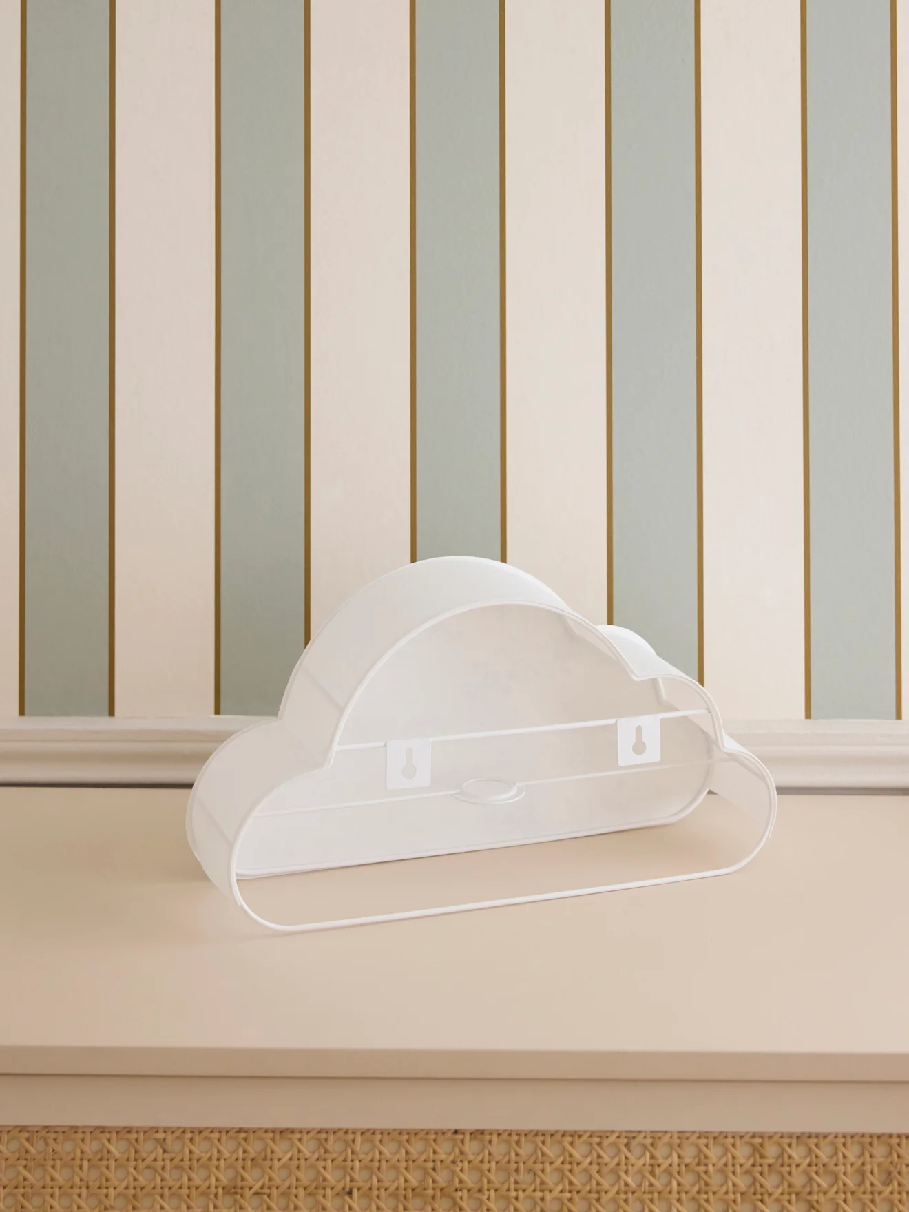 Lampe nuage en tissu imprimé esprit Jouy - Image 4