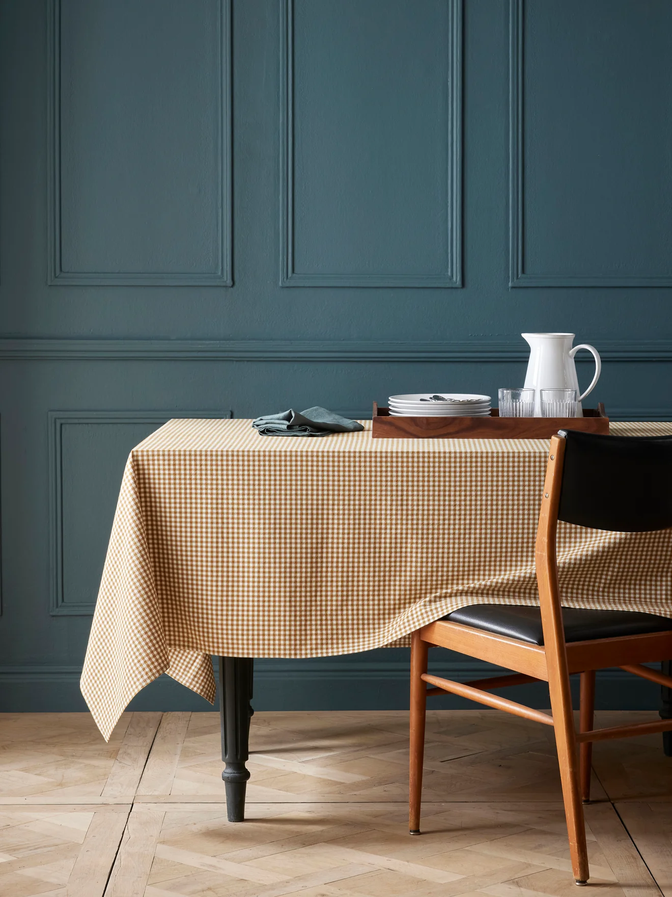 Nappe vichy en percale de coton - Image 2